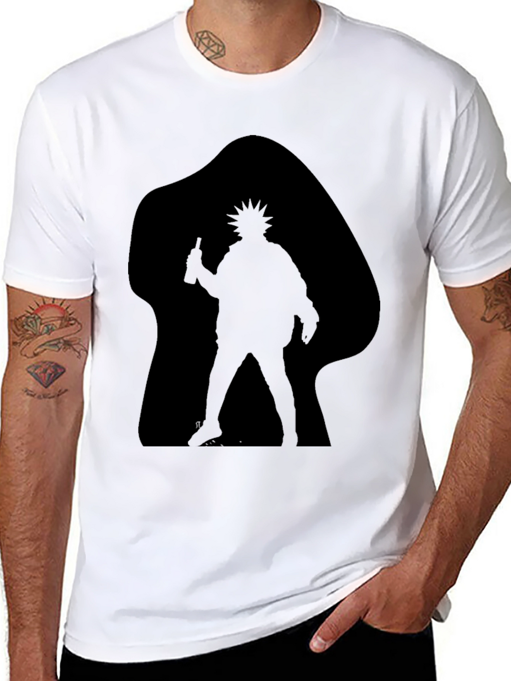 Silhouette Rick Black T-Shirt
