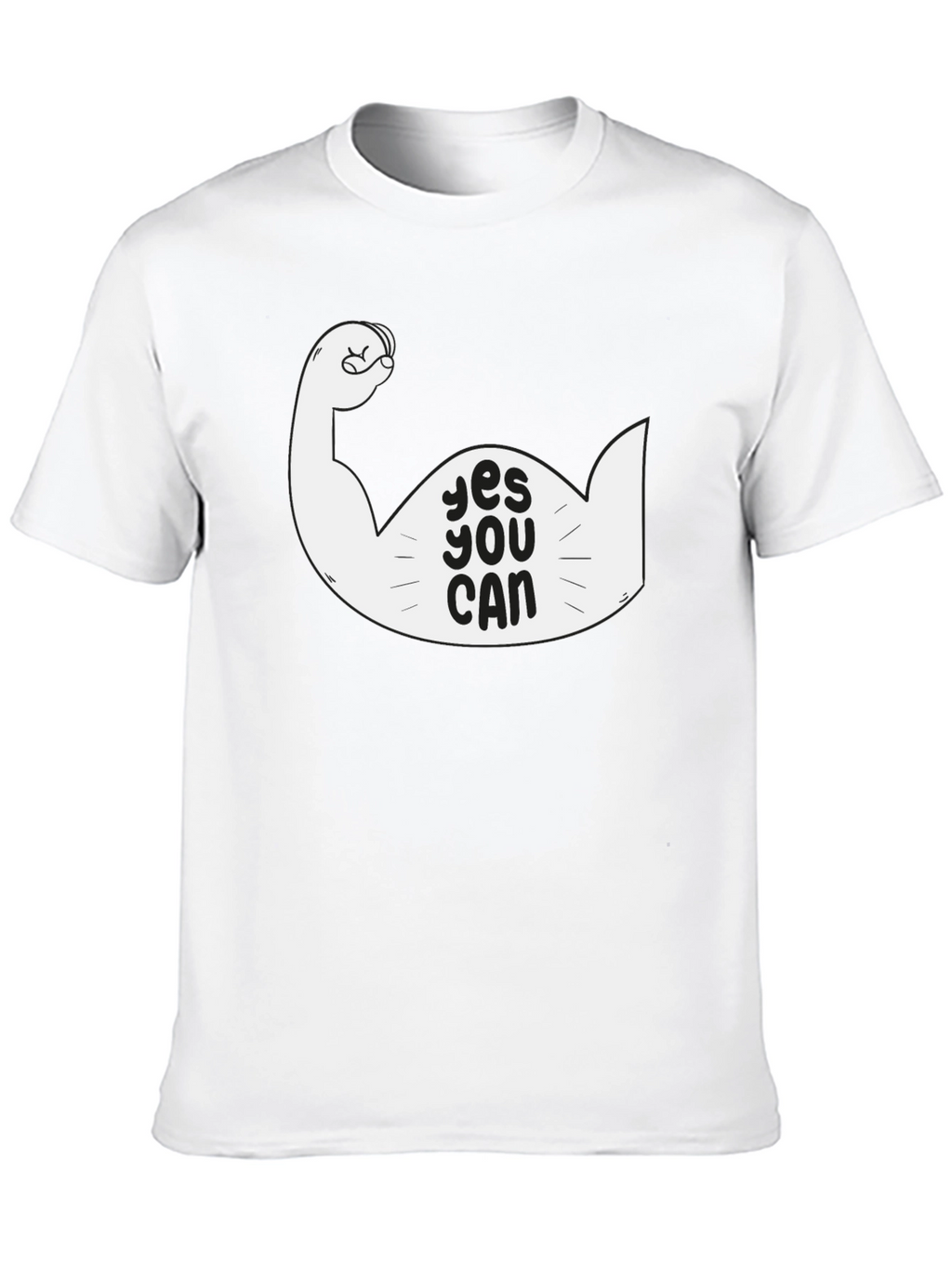 Yes You Can Graphic T-Shirt - Motivational Design