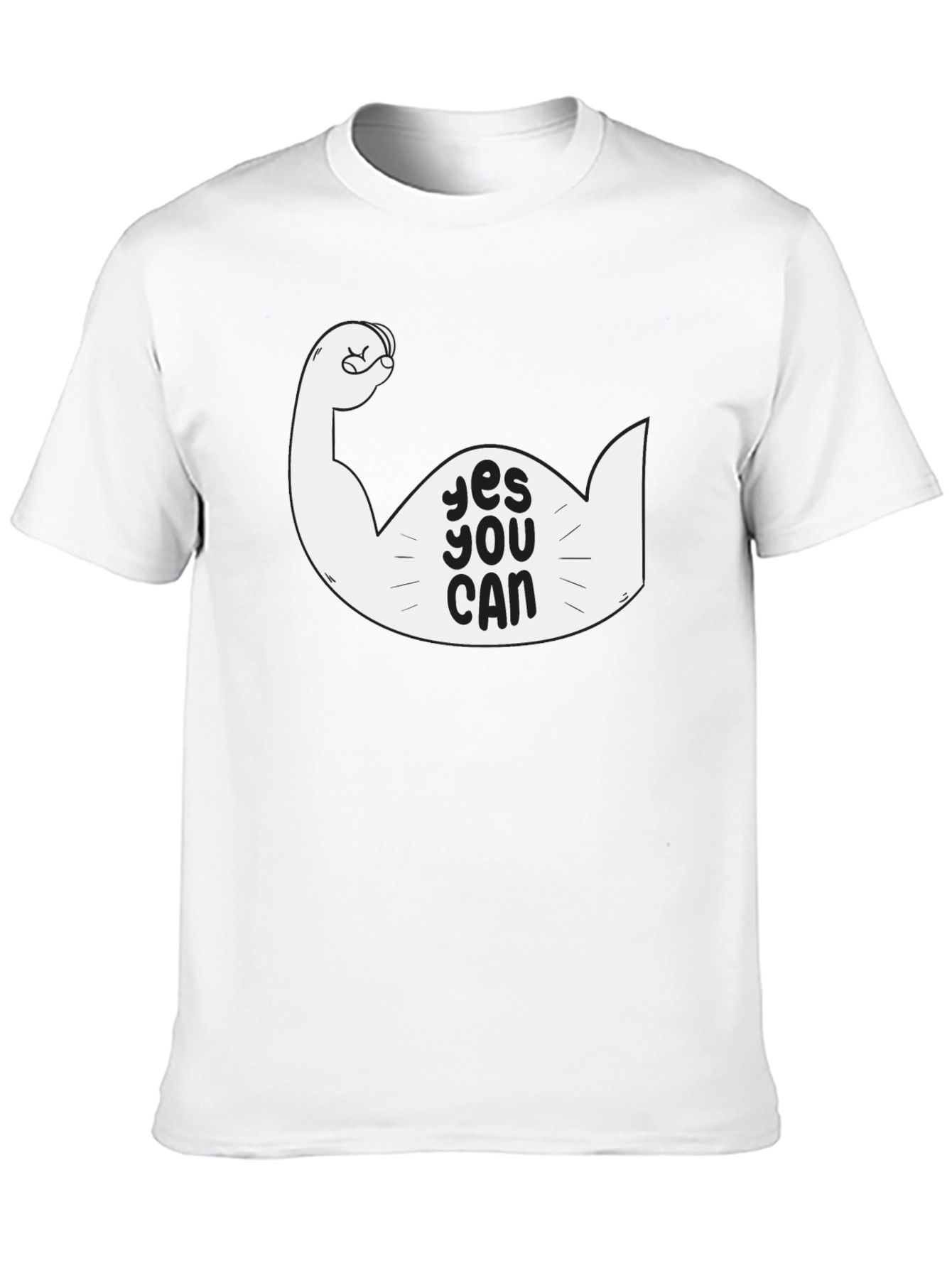Yes You Can Graphic T-Shirt - Motivational Design