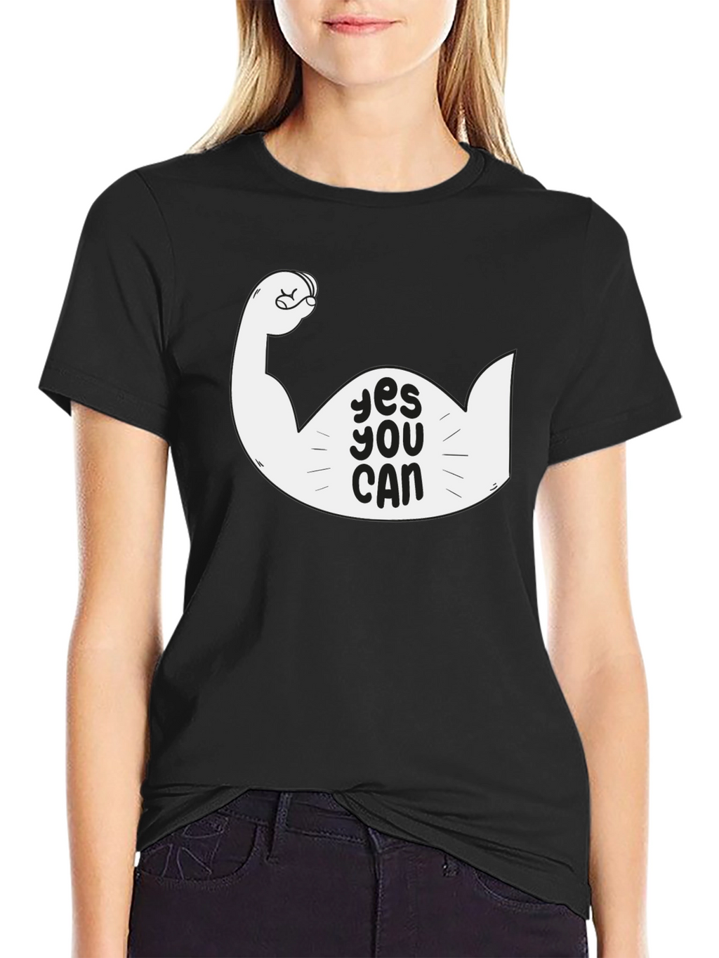 Yes You Can Graphic T-Shirt - Motivational Design