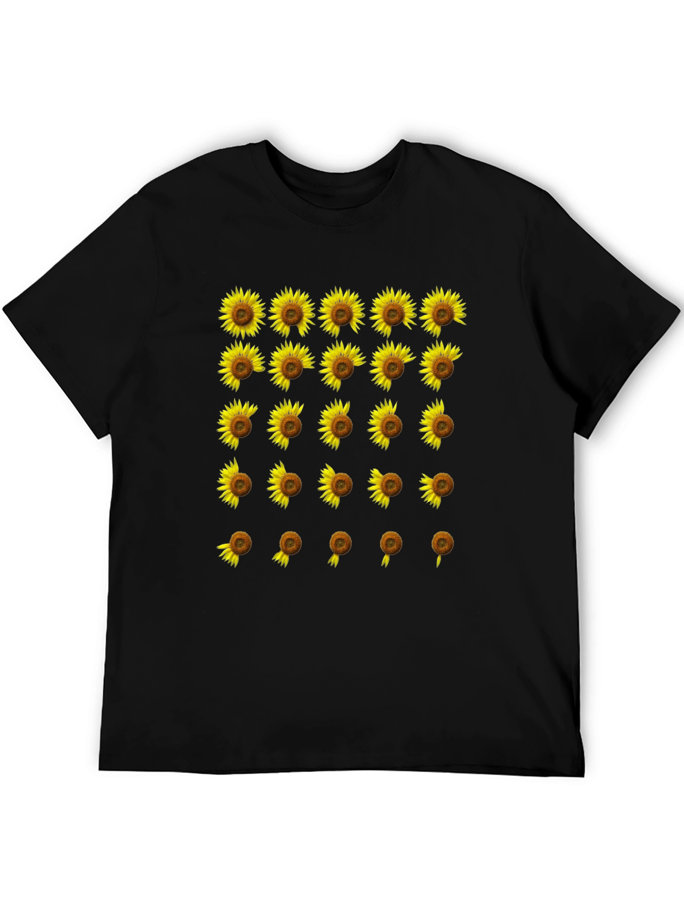 Sunflower Fade Black T-Shirt
