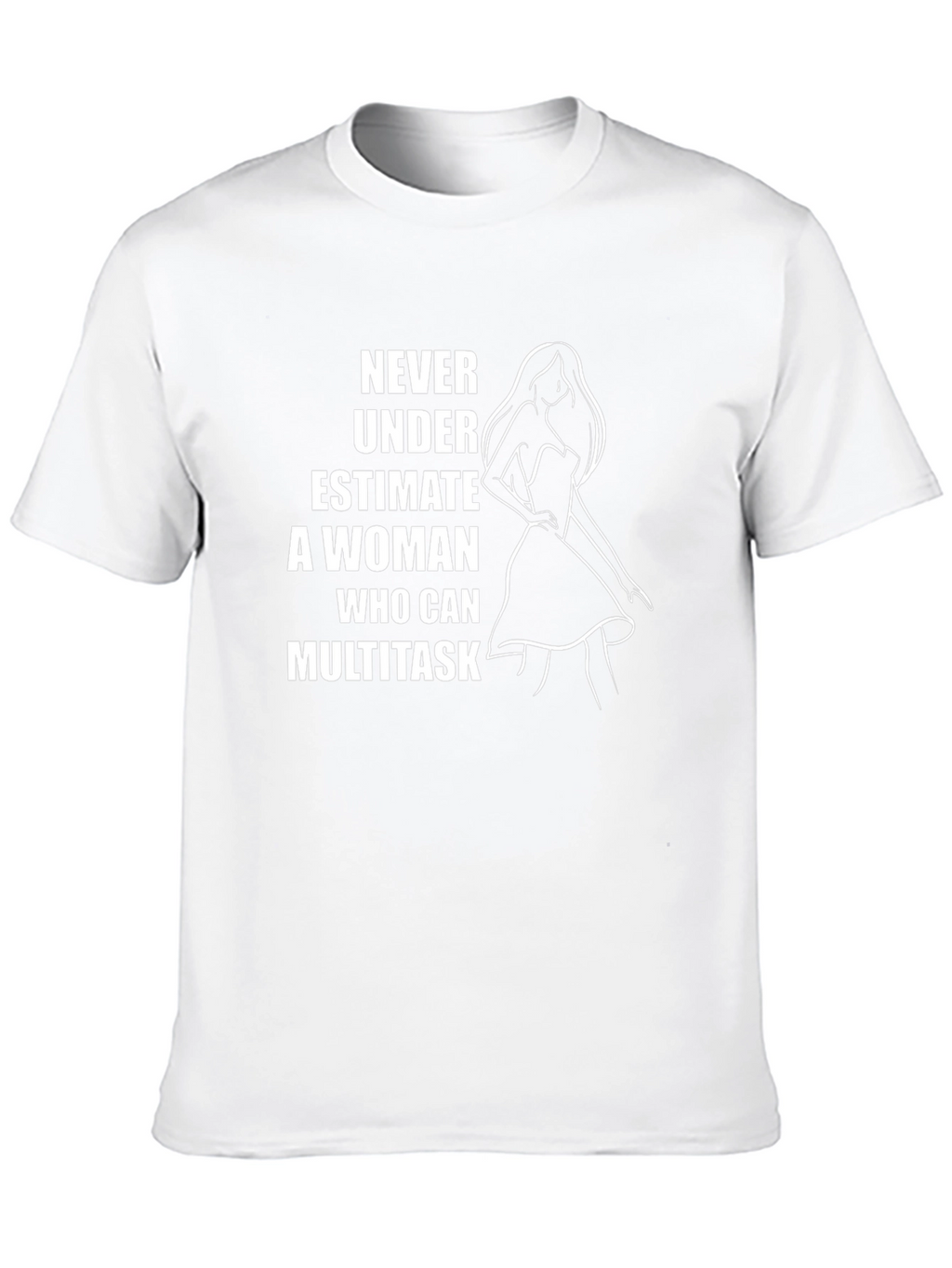 Multitasking Woman Graphic Tee - Black
