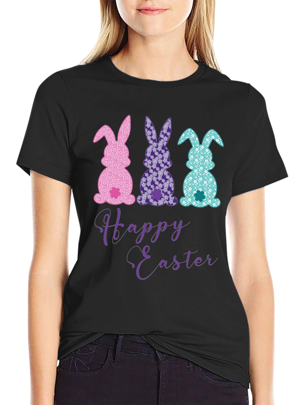 Happy Easter Bunny T-Shirt - Fun Holiday Apparel