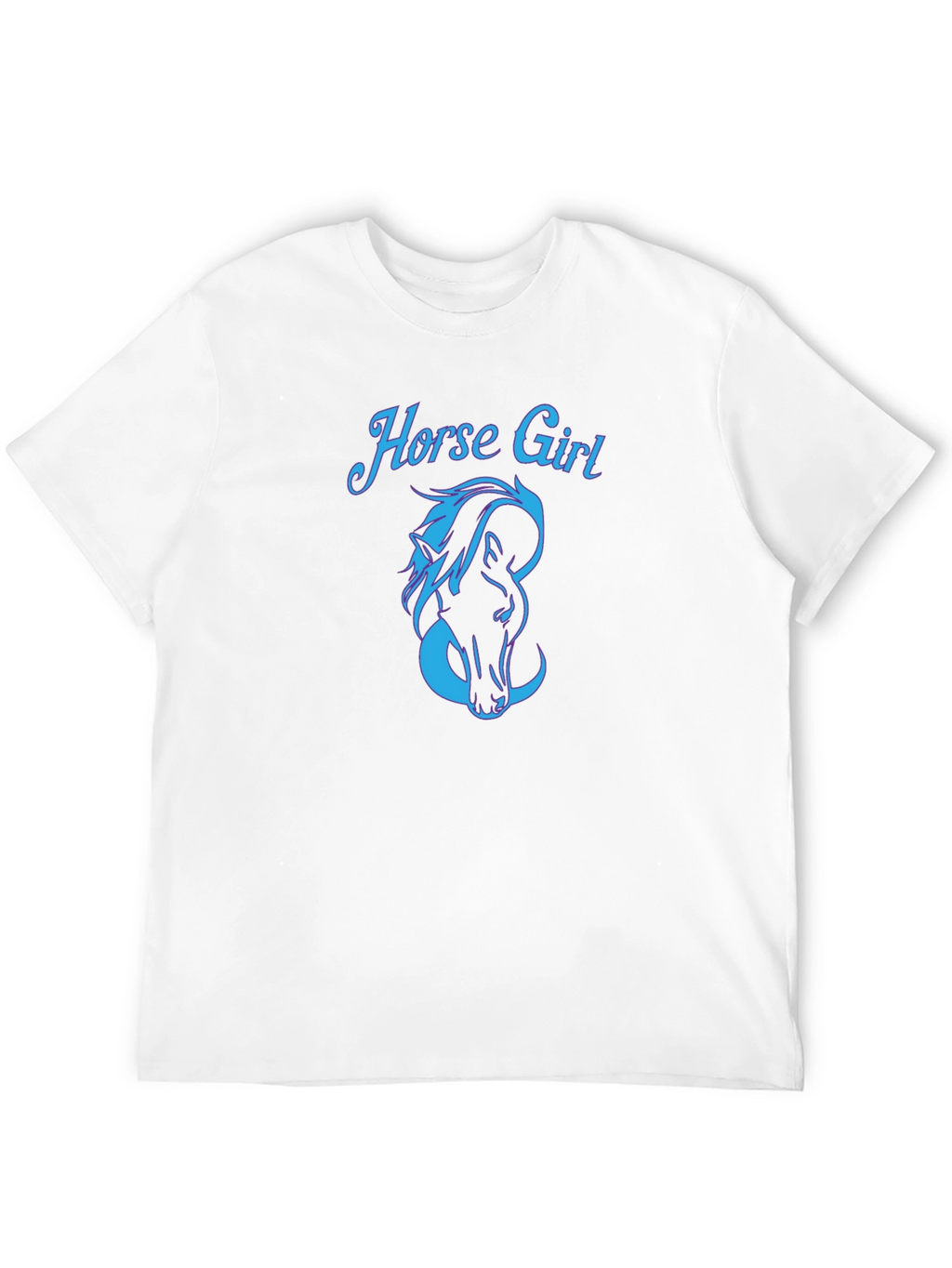 Horse Girl Graphic Tee - Stylish Unisex T-Shirt