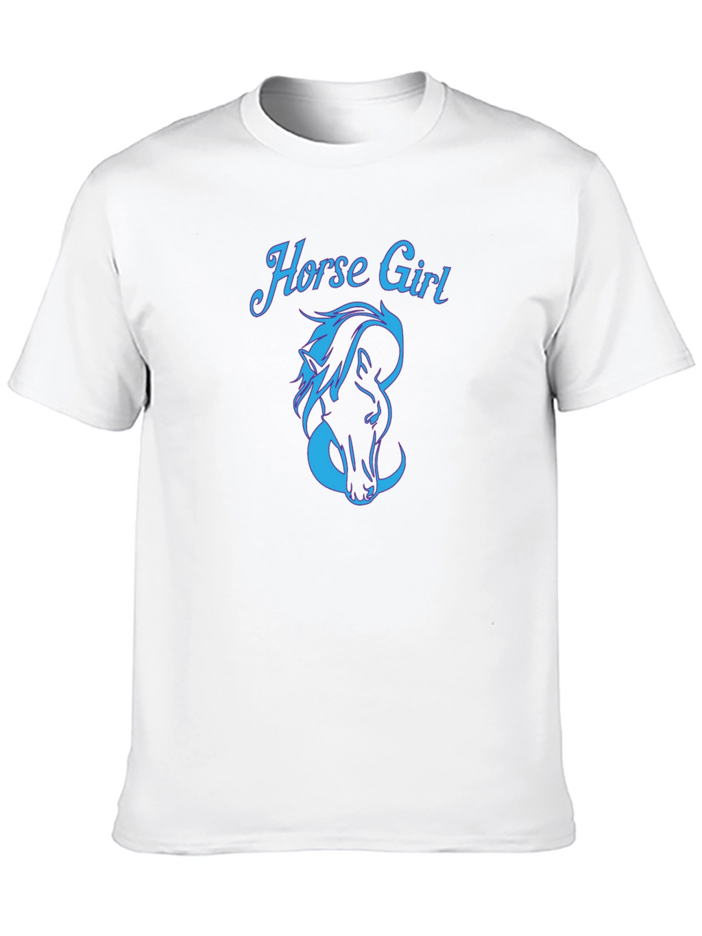 Horse Girl Graphic Tee - Stylish Unisex T-Shirt
