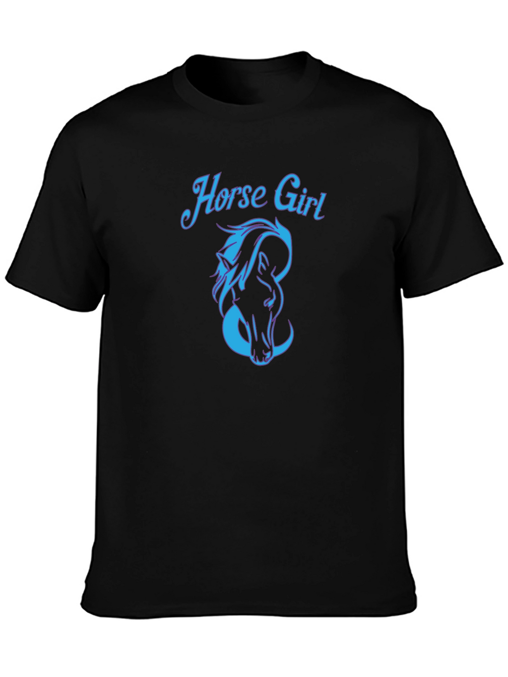 Horse Girl Graphic Tee - Stylish Unisex T-Shirt