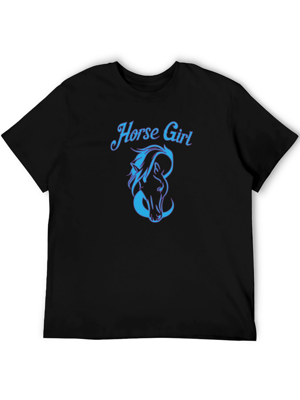Horse Girl Graphic Tee - Stylish Unisex T-Shirt