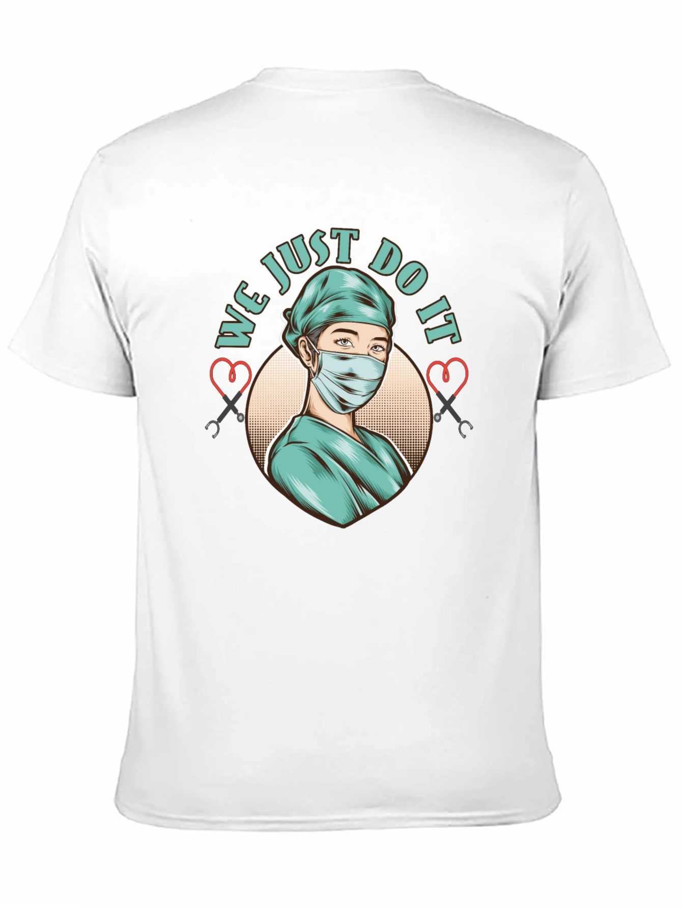 We Just Do It Nurse Graphic T-Shirt