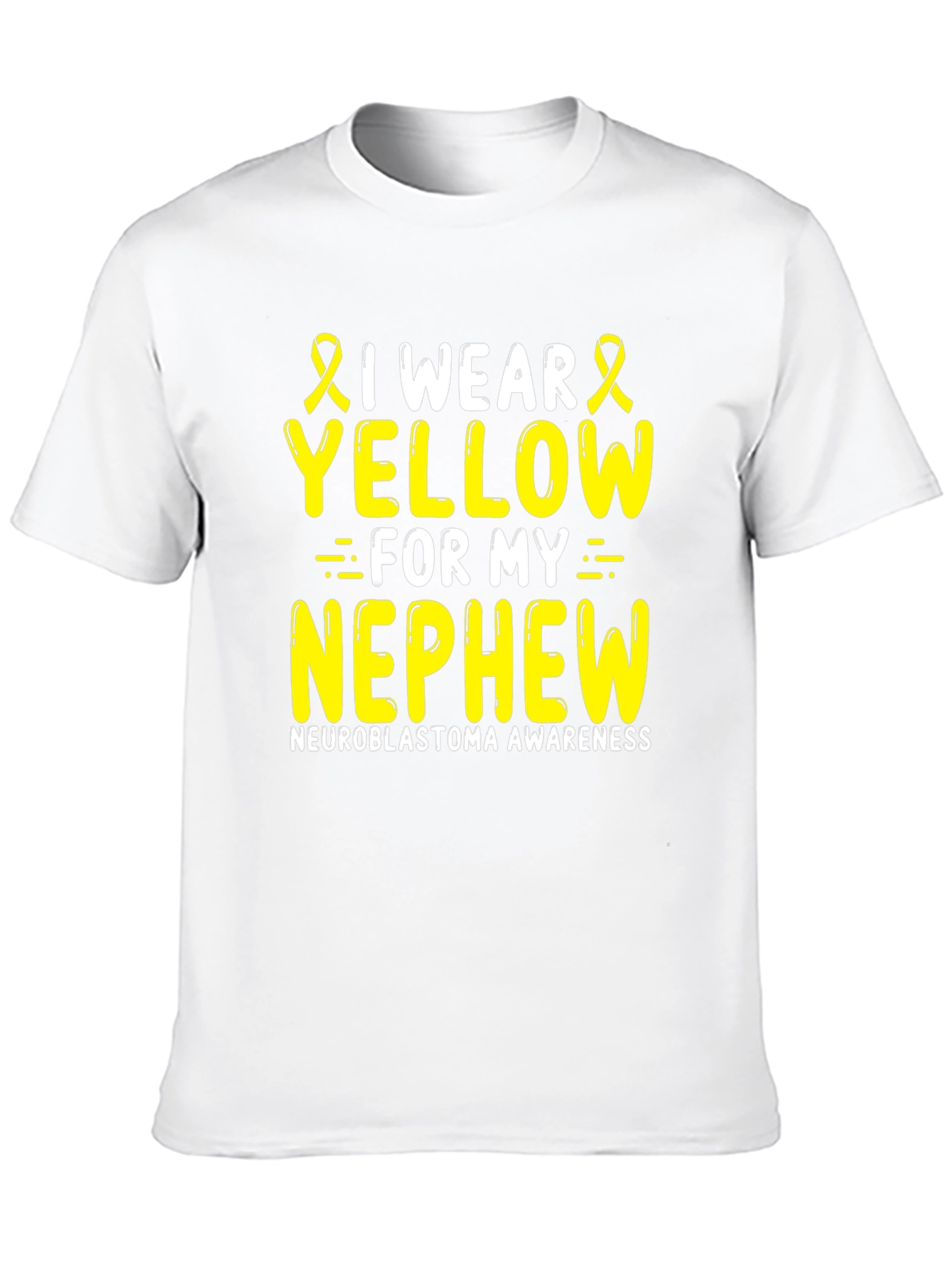 I Wear Yellow for My Nephew T-Shirt