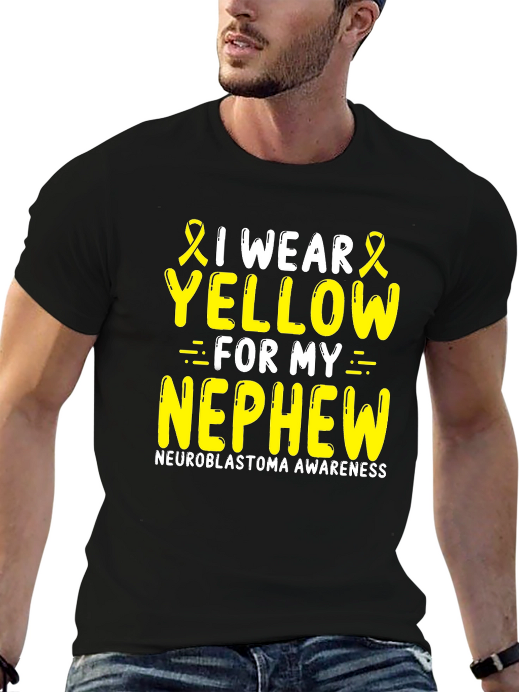I Wear Yellow for My Nephew T-Shirt