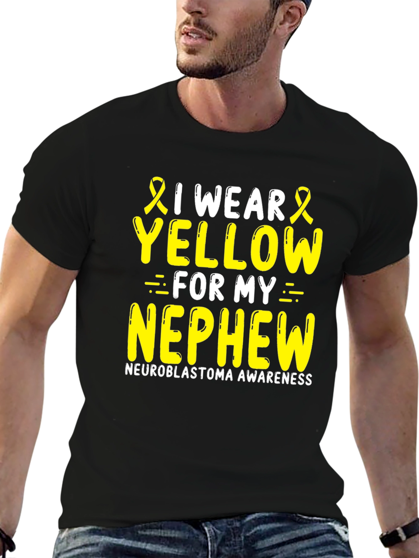 I Wear Yellow for My Nephew T-Shirt