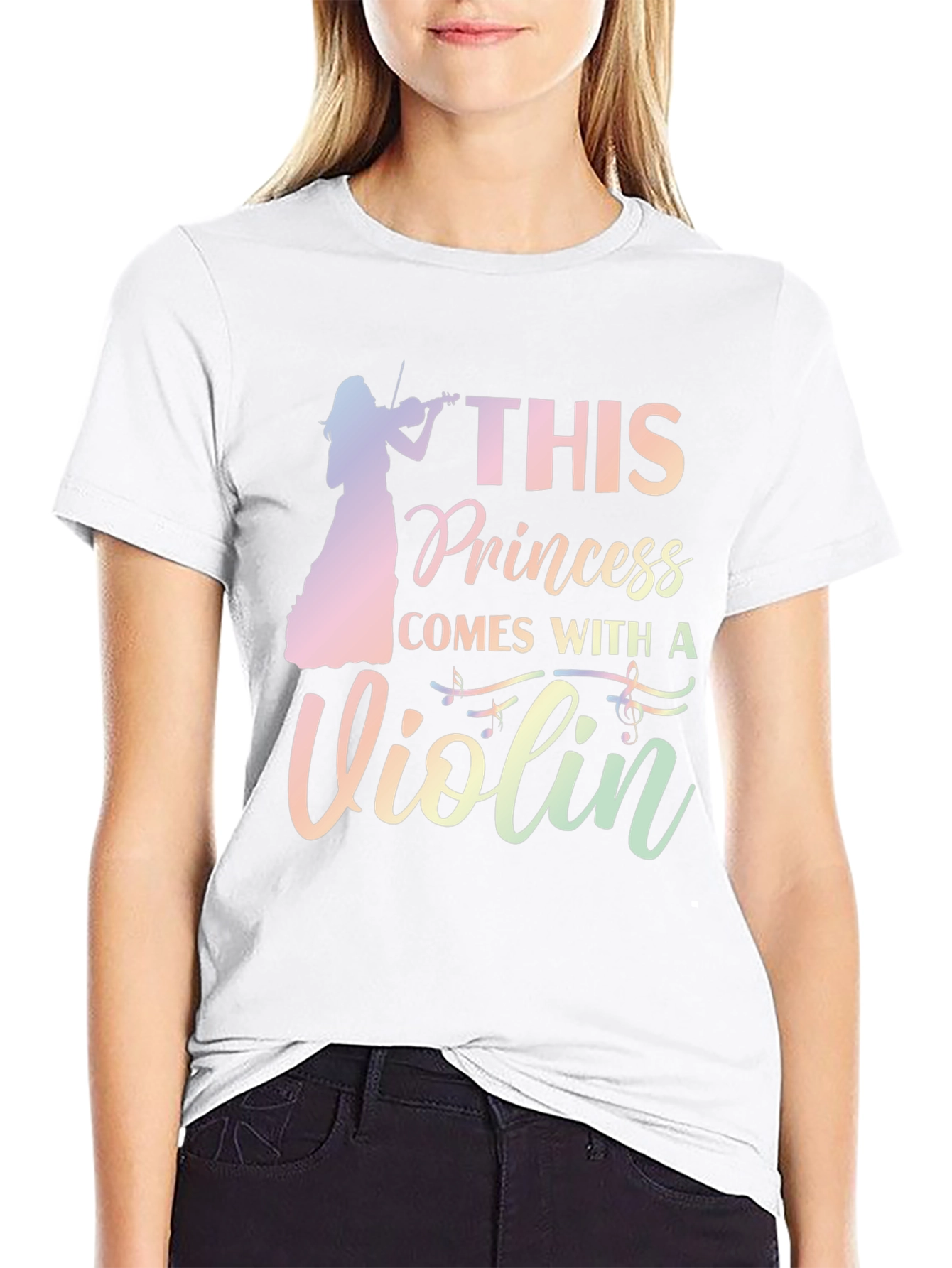 This Princess Comes With a Violin Graphic Tee