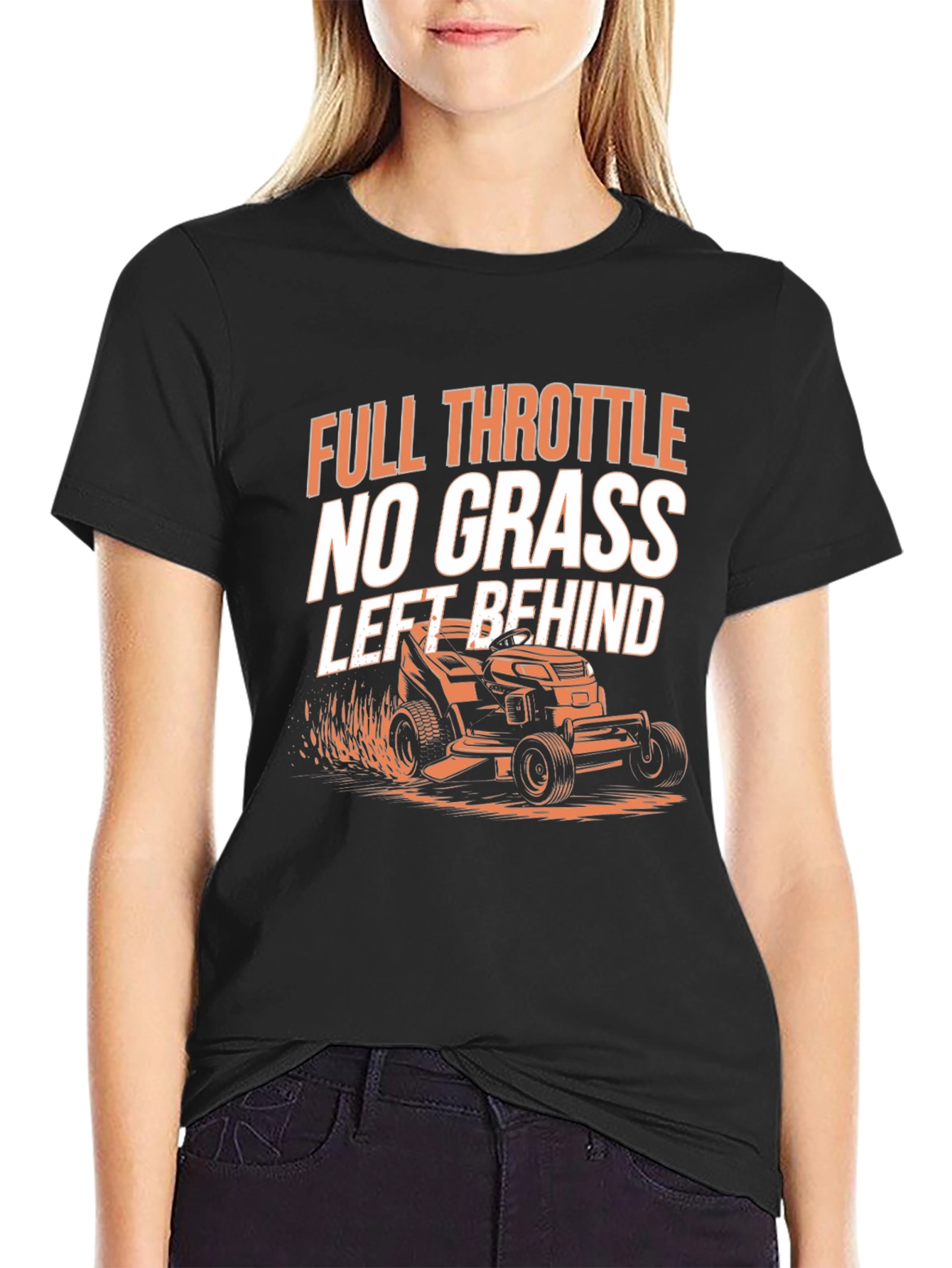 Full Throttle Lawn Mowing T-Shirt