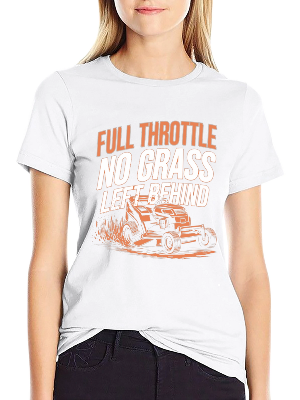 Full Throttle Lawn Mowing T-Shirt