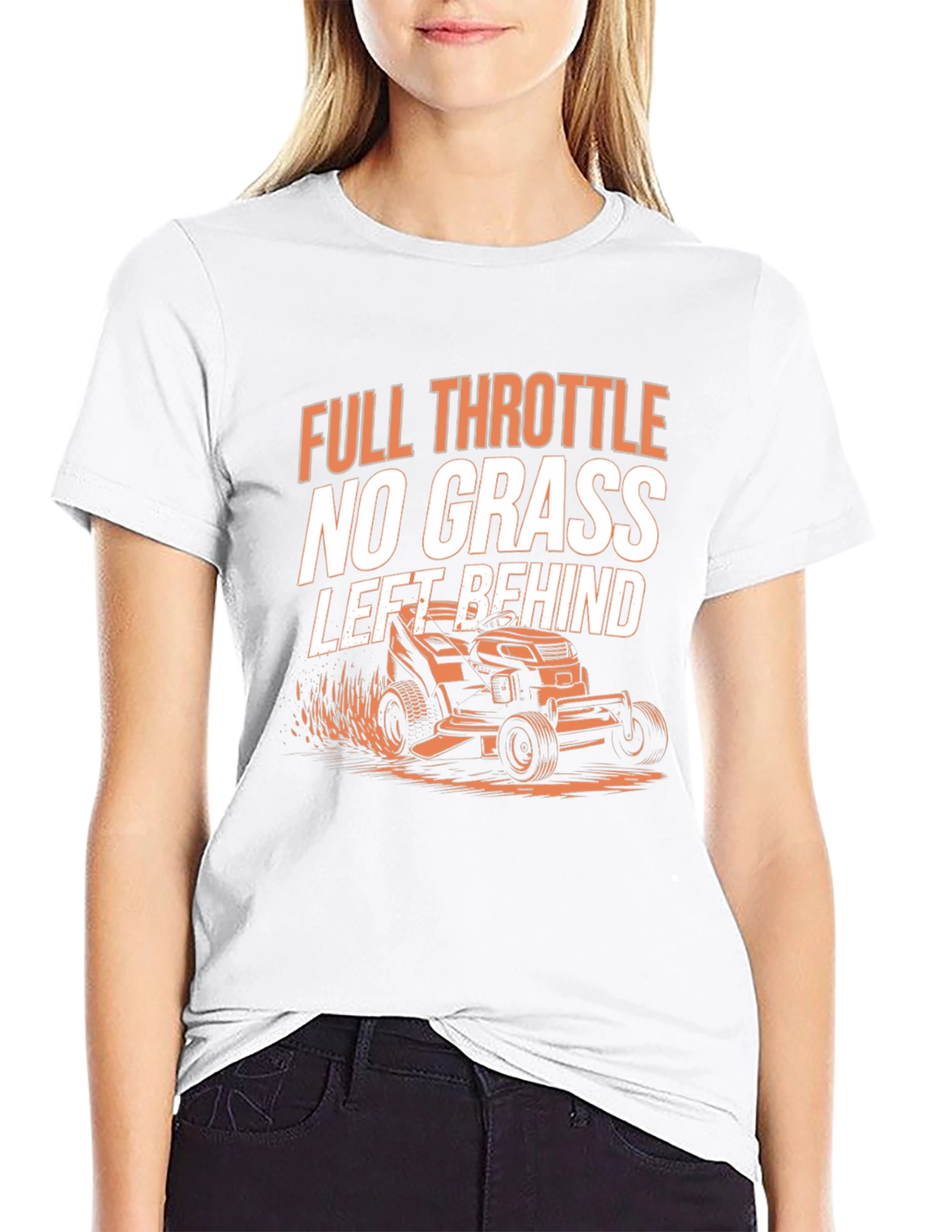 Full Throttle Lawn Mowing T-Shirt