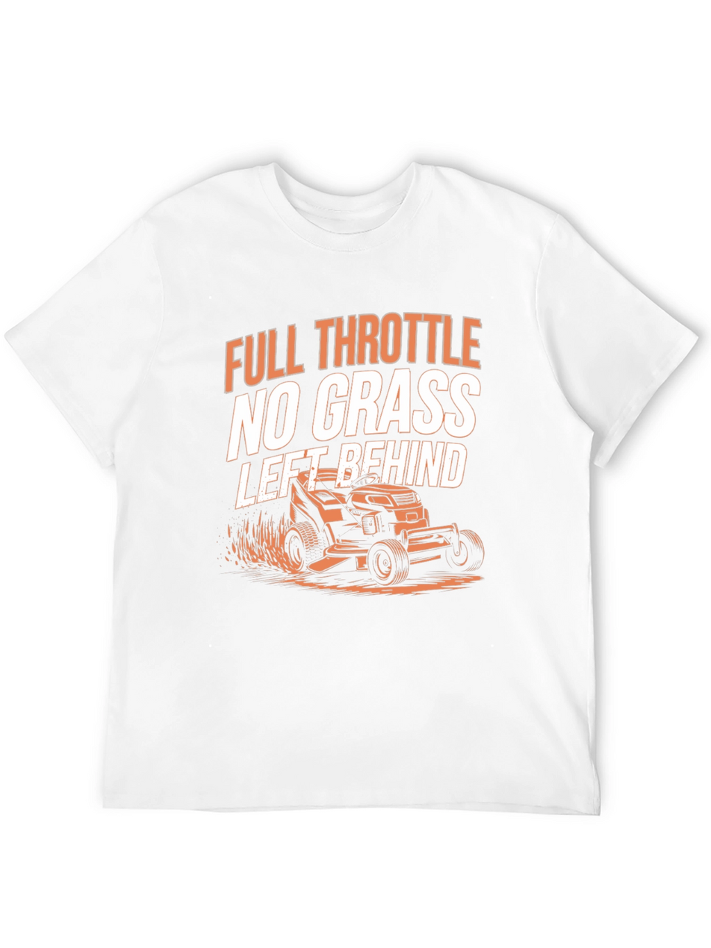 Full Throttle Lawn Mowing T-Shirt