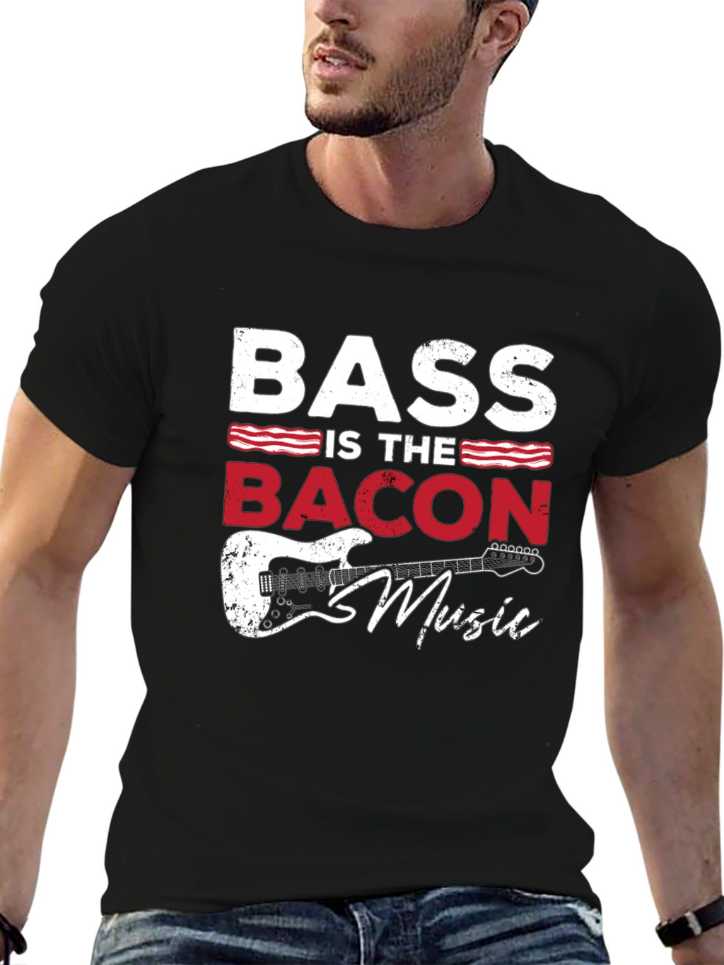 Bass Is The Bacon Music T-Shirt