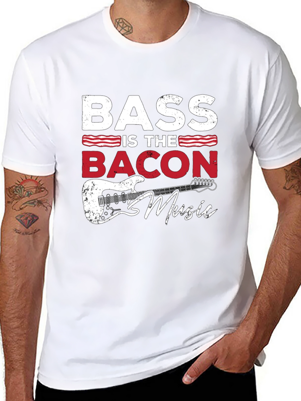 Bass Is The Bacon Music T-Shirt