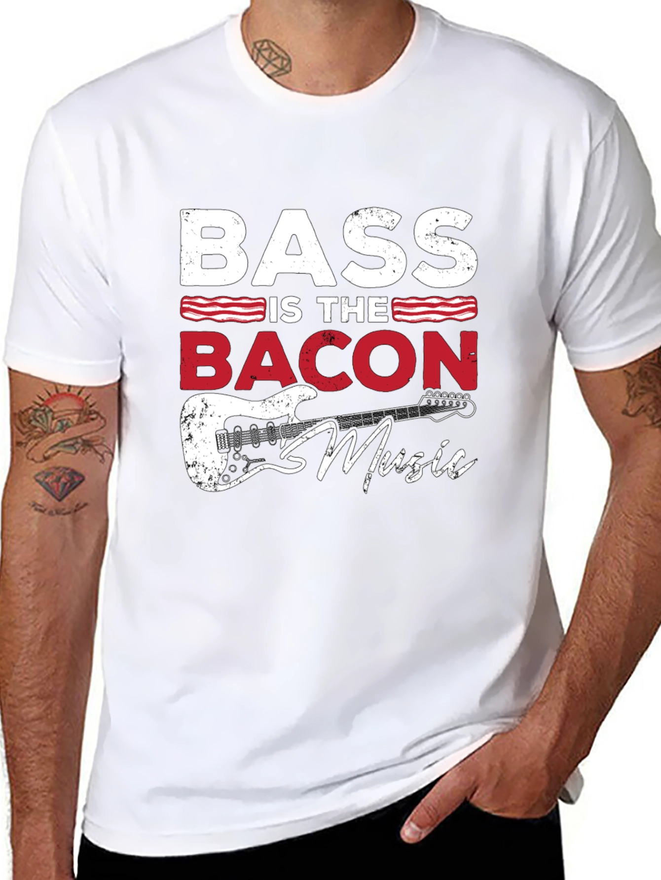 Bass Is The Bacon Music T-Shirt
