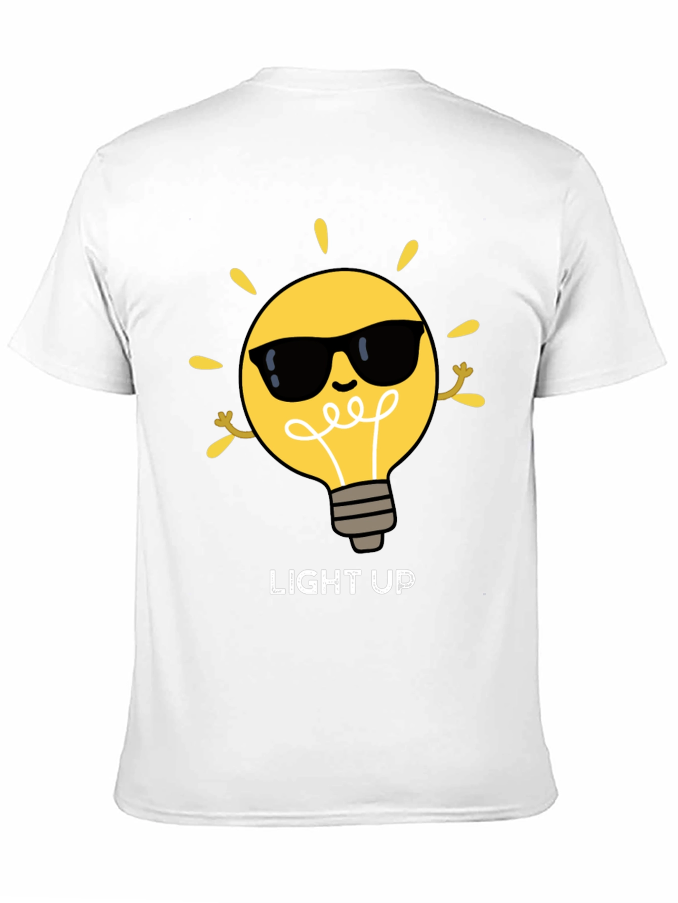 Light Up Graphic Tee - Cool Bulb Design
