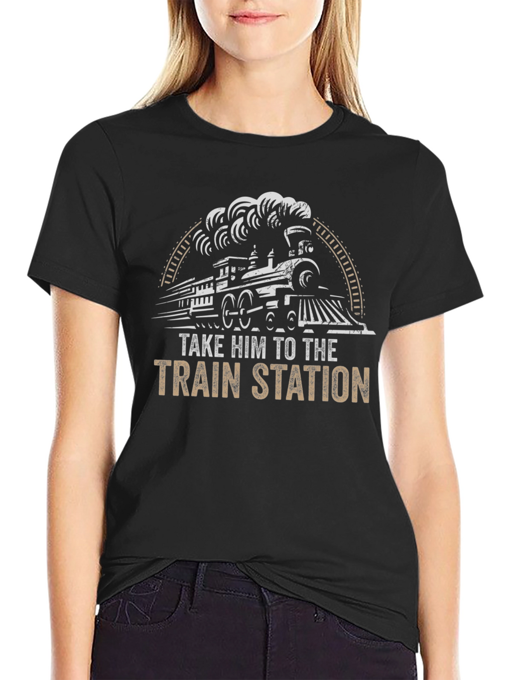 Take Him to The Train Station T-Shirt