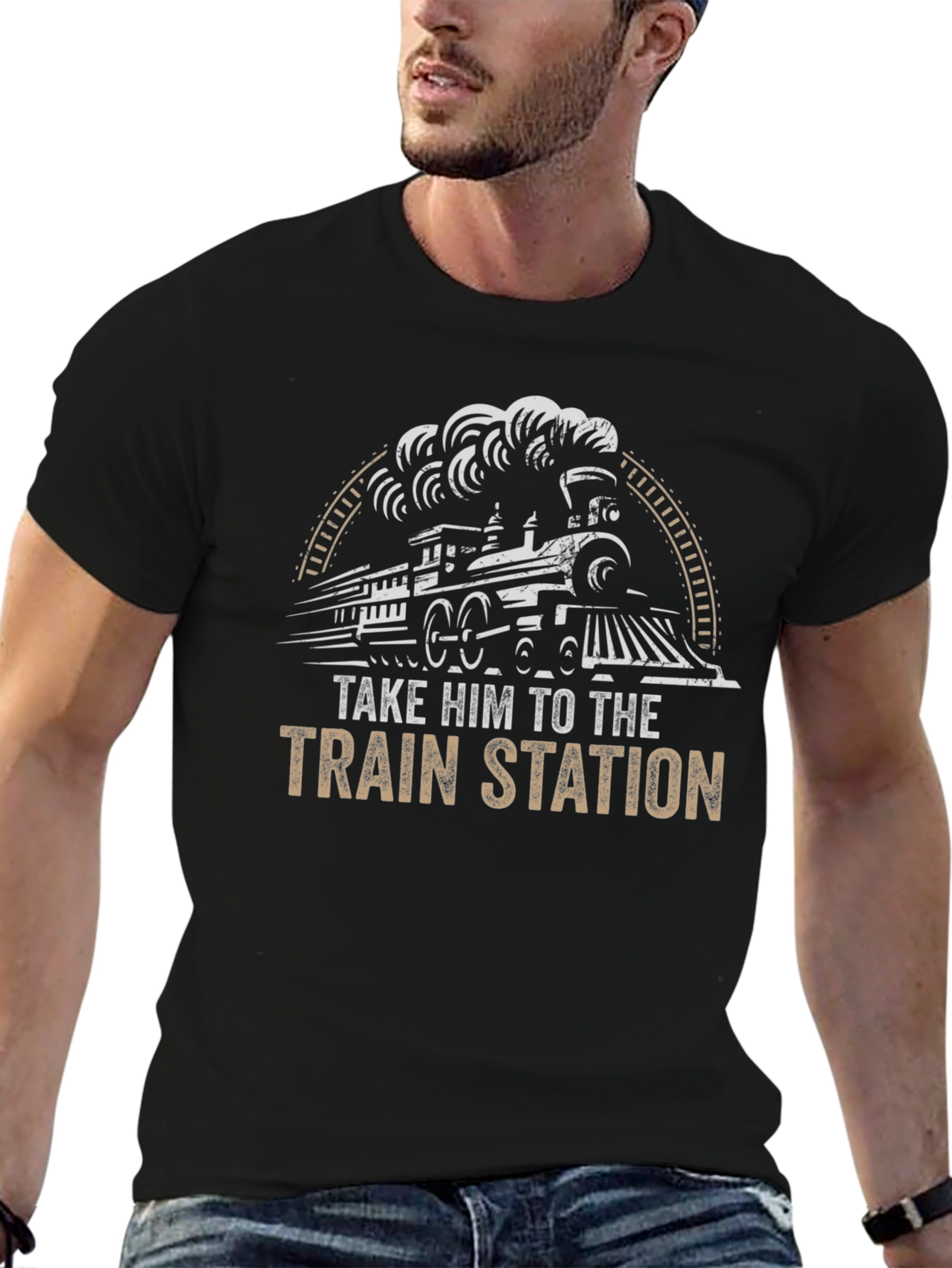 Take Him to The Train Station T-Shirt