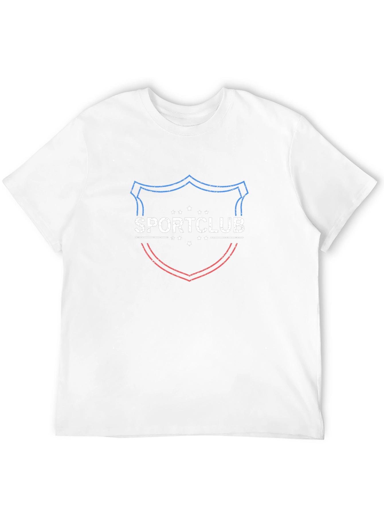 Sportclub Graphic Tee - Distressed Shield Design