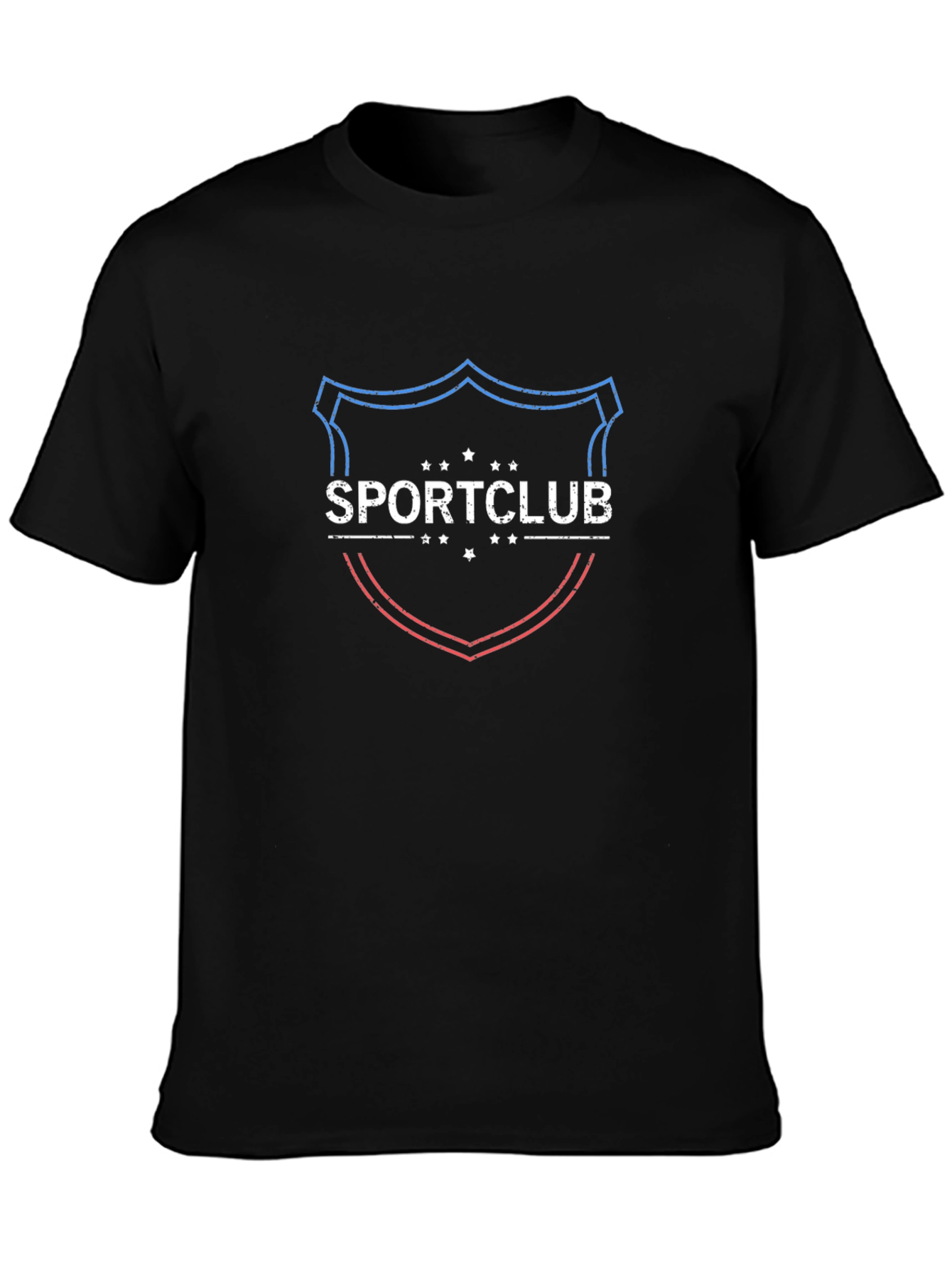 Sportclub Graphic Tee - Distressed Shield Design
