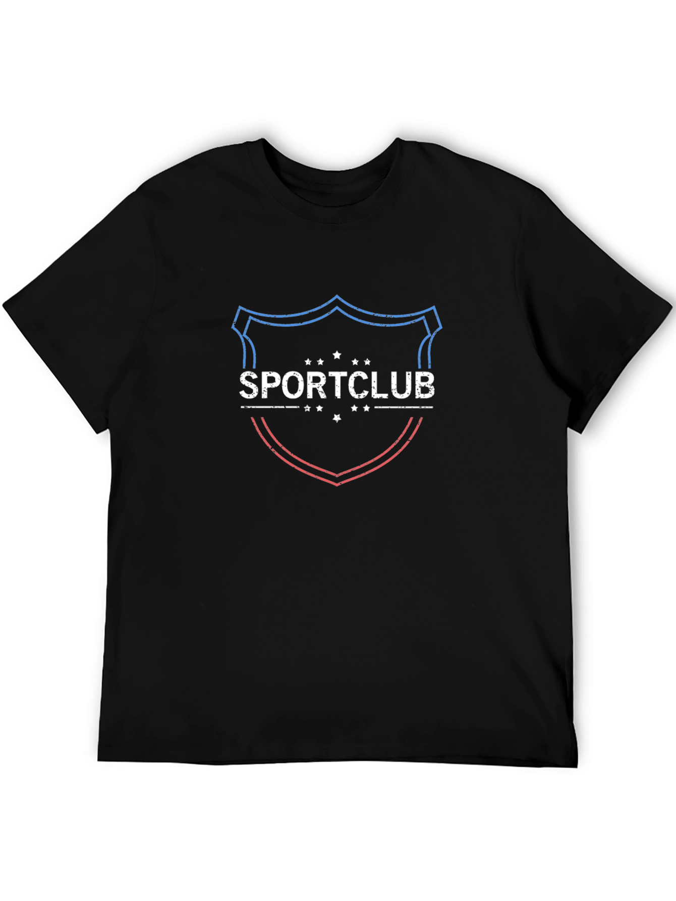 Sportclub Graphic Tee - Distressed Shield Design