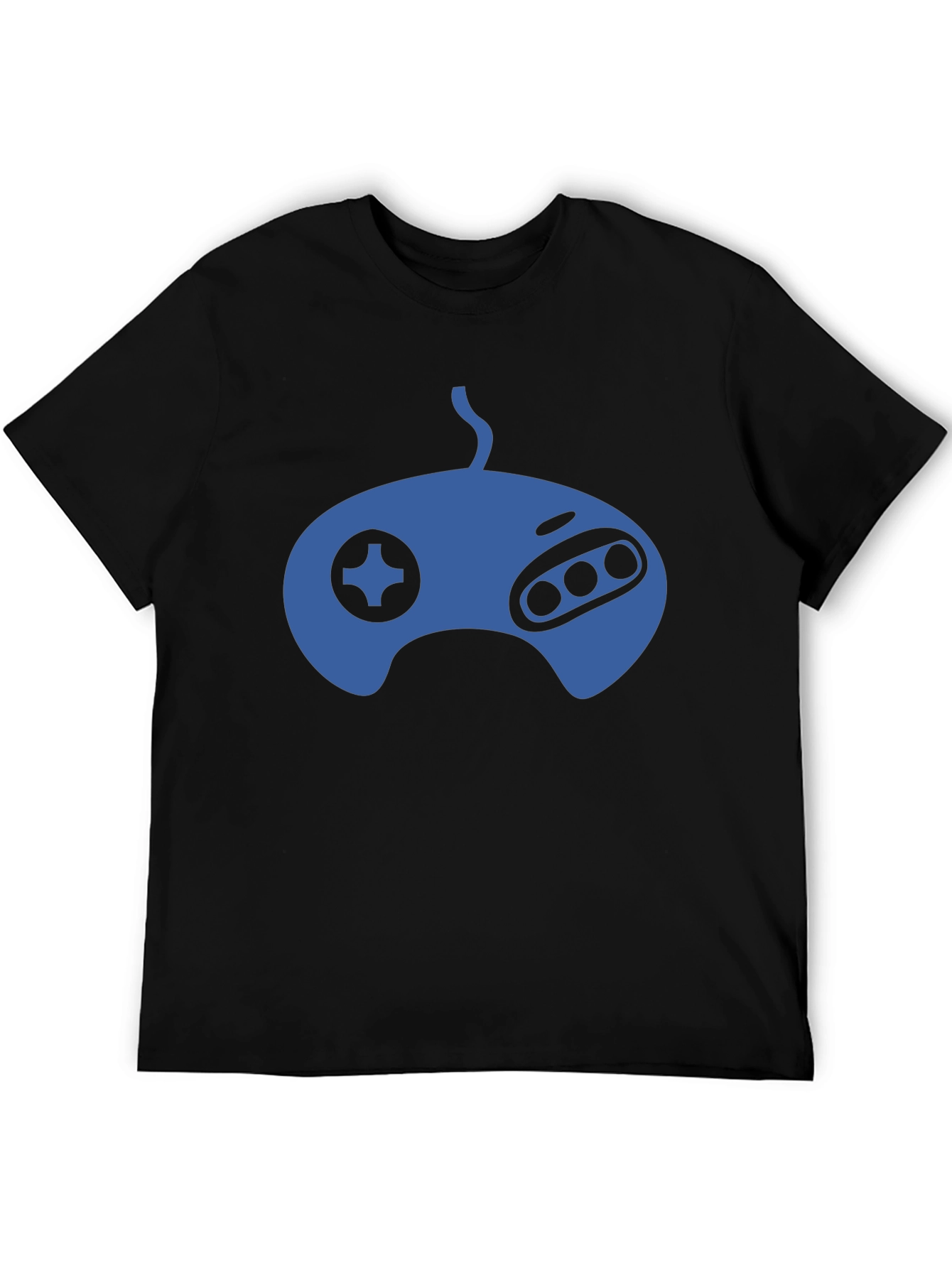 Retro Gaming T-Shirt - Blue Controller Graphic Tee