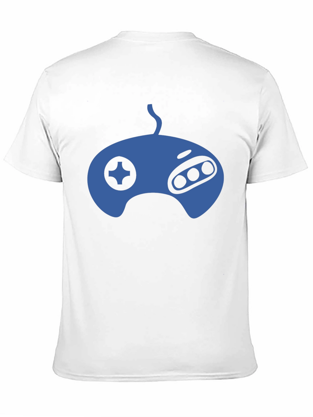 Retro Gaming T-Shirt - Blue Controller Graphic Tee
