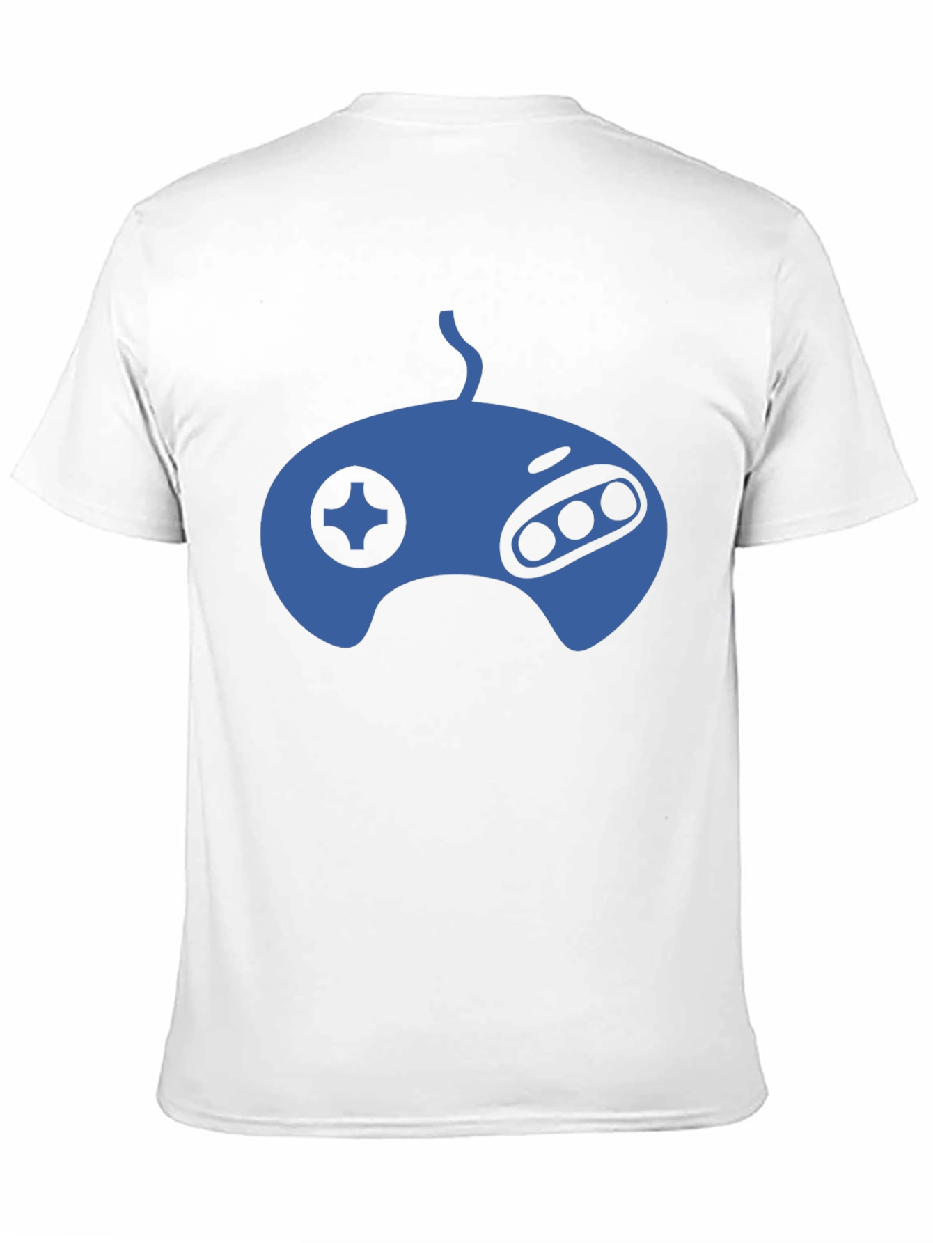 Retro Gaming T-Shirt - Blue Controller Graphic Tee
