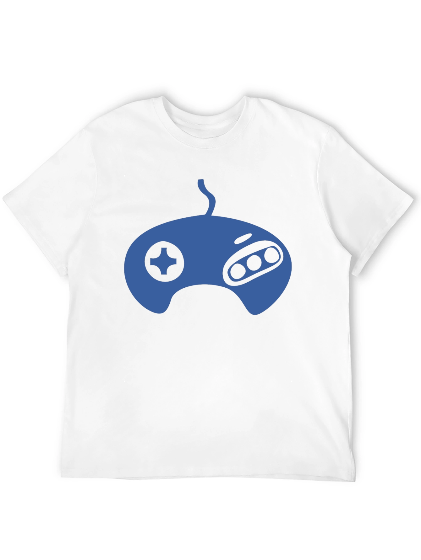 Retro Gaming T-Shirt - Blue Controller Graphic Tee