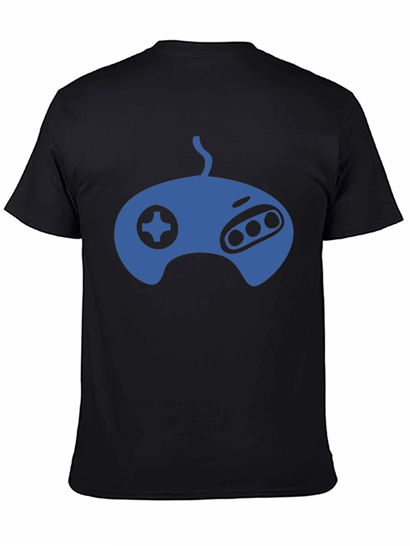 Retro Gaming T-Shirt - Blue Controller Graphic Tee