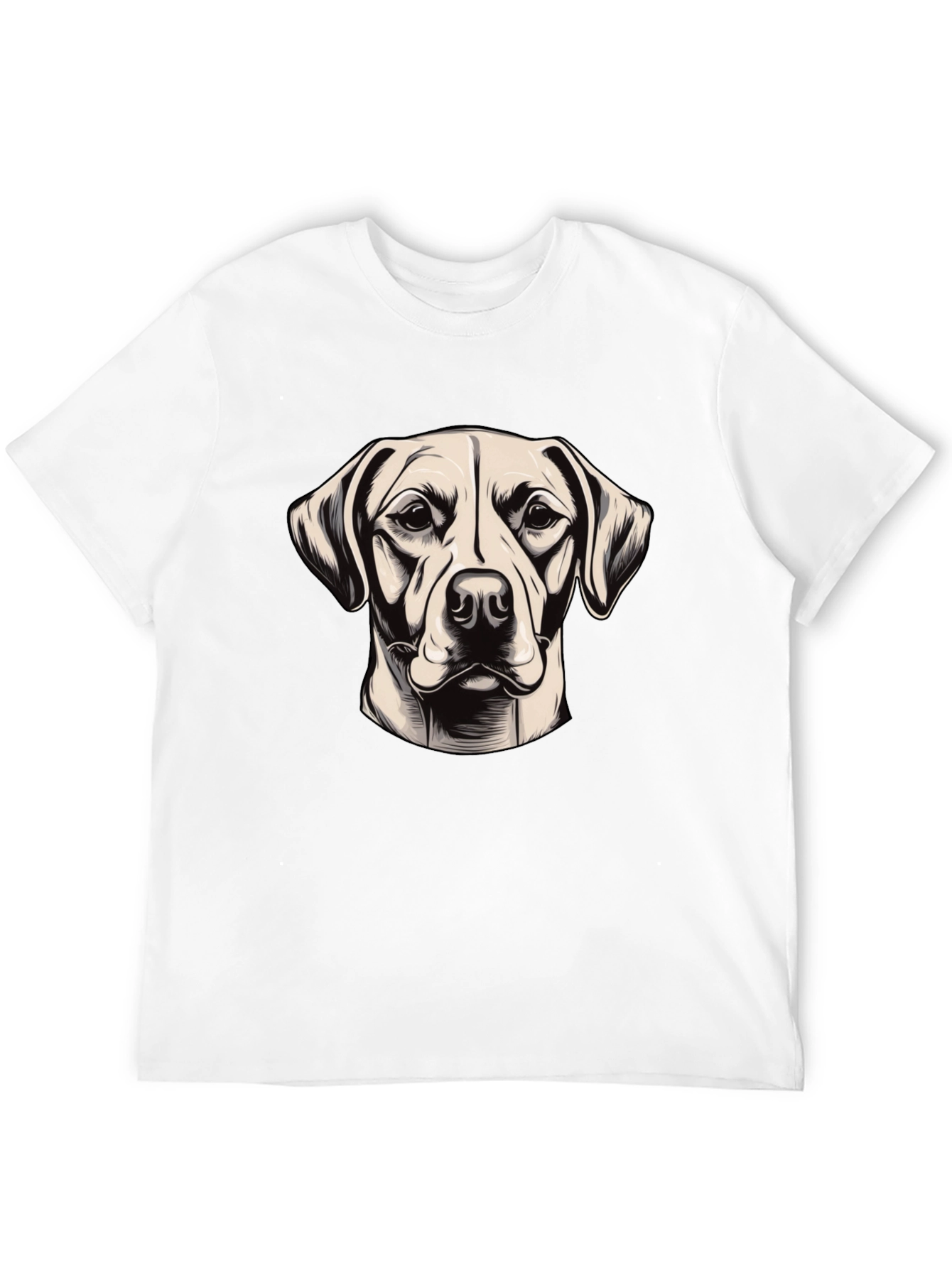 Cool Dog Graphic Black T-Shirt