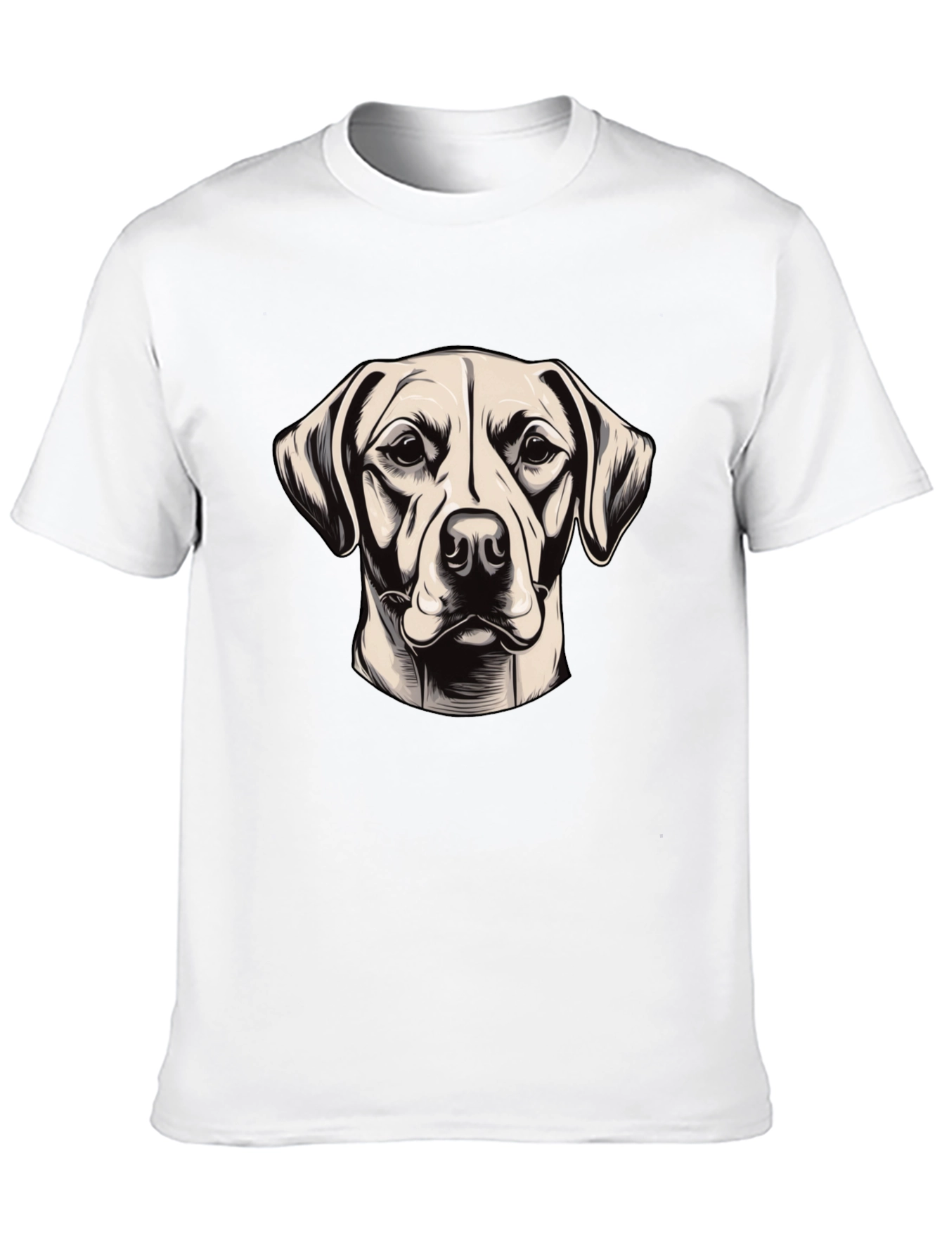 Cool Dog Graphic Black T-Shirt