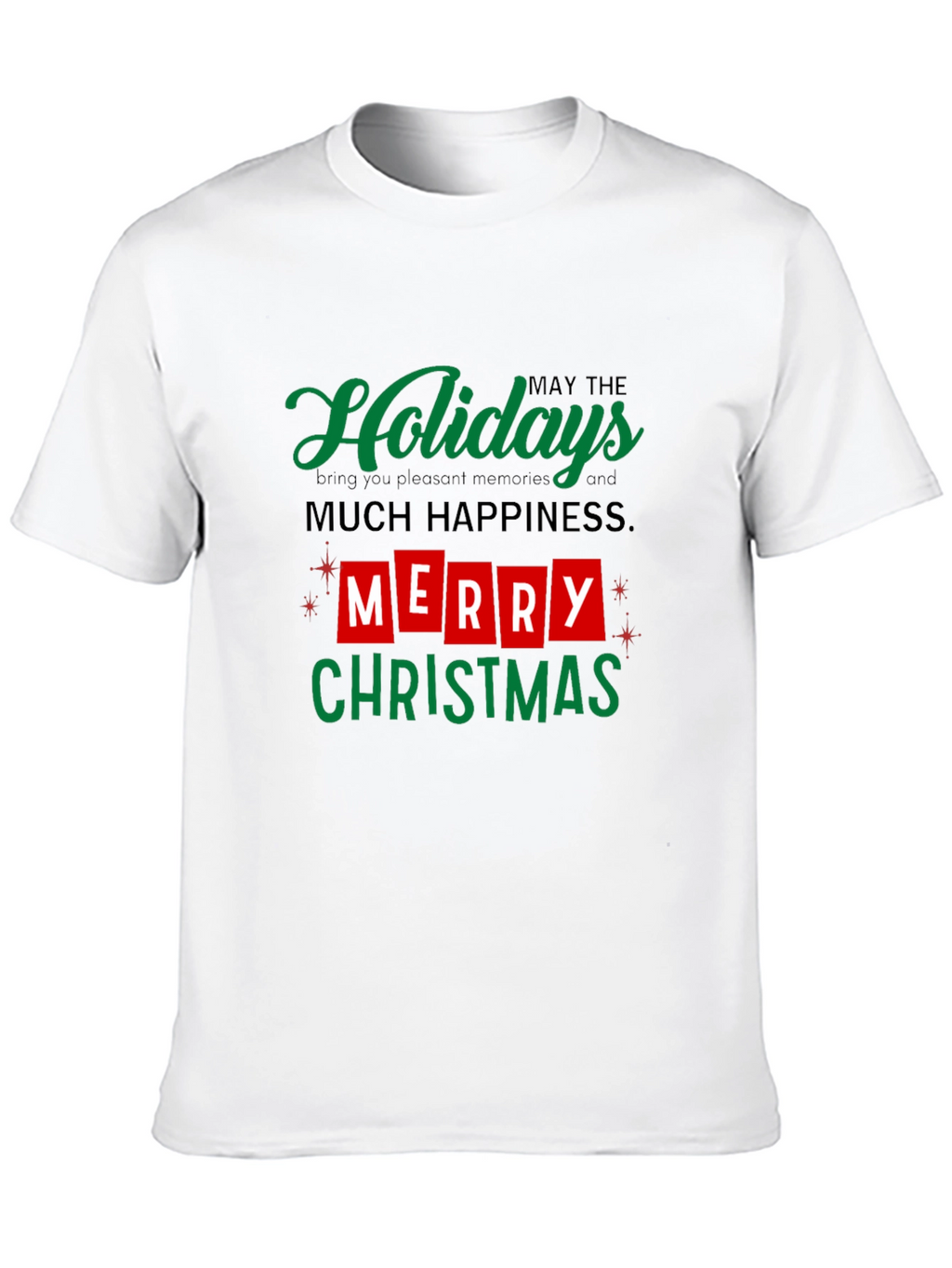 Merry Christmas Holidays Graphic Tee
