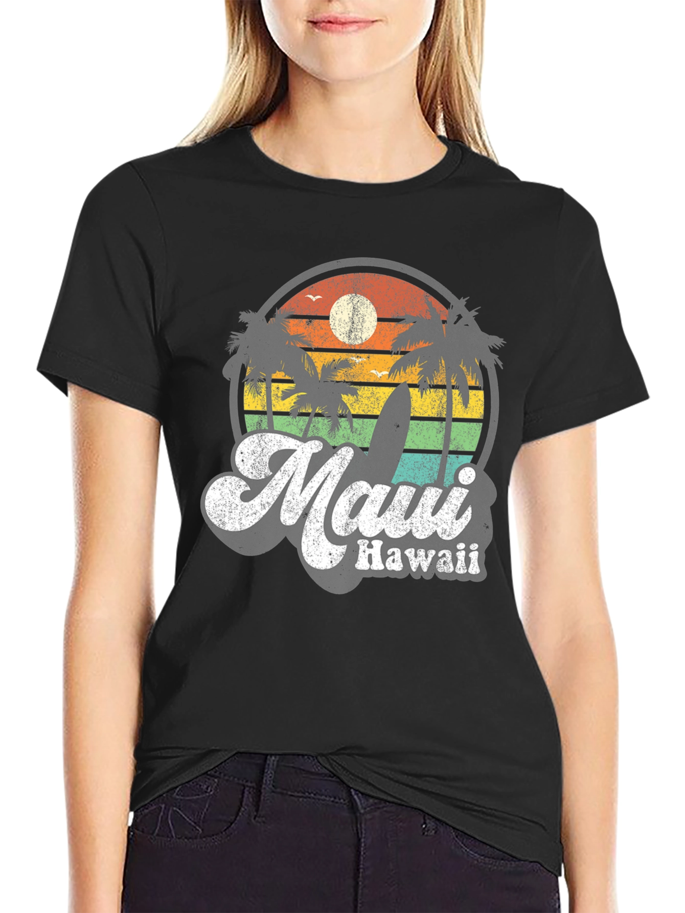 Retro Maui Hawaii T-Shirt - Vintage Style Graphic Tee
