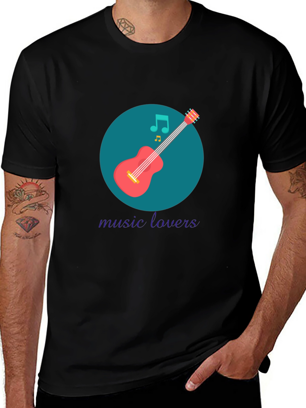 Music Lovers Graphic T-Shirt