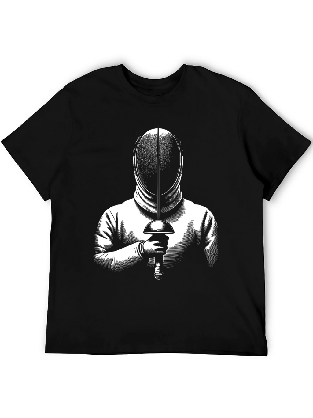 Fencing T-Shirt - Foil Duel Design