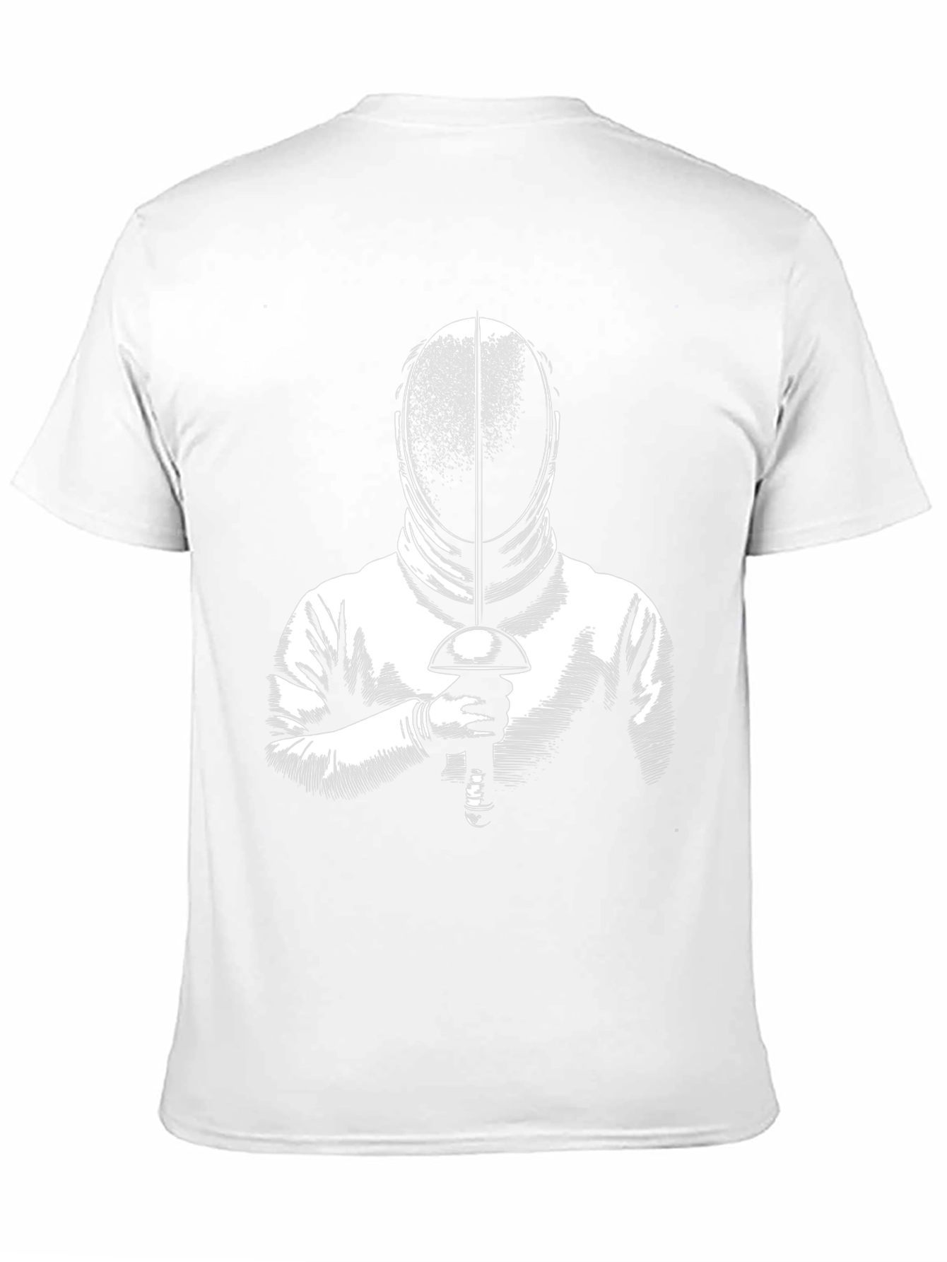Fencing T-Shirt - Foil Duel Design