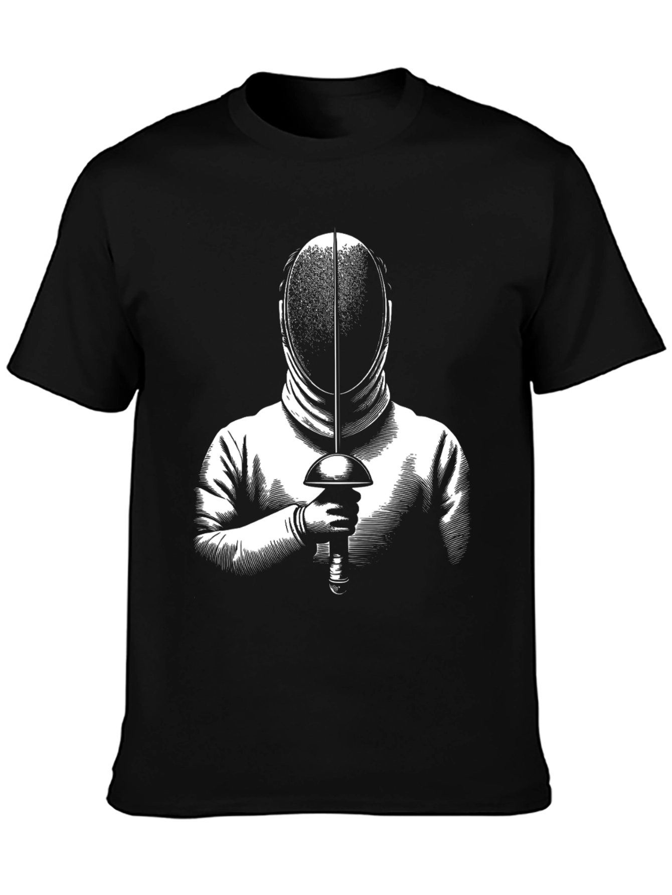 Fencing T-Shirt - Foil Duel Design