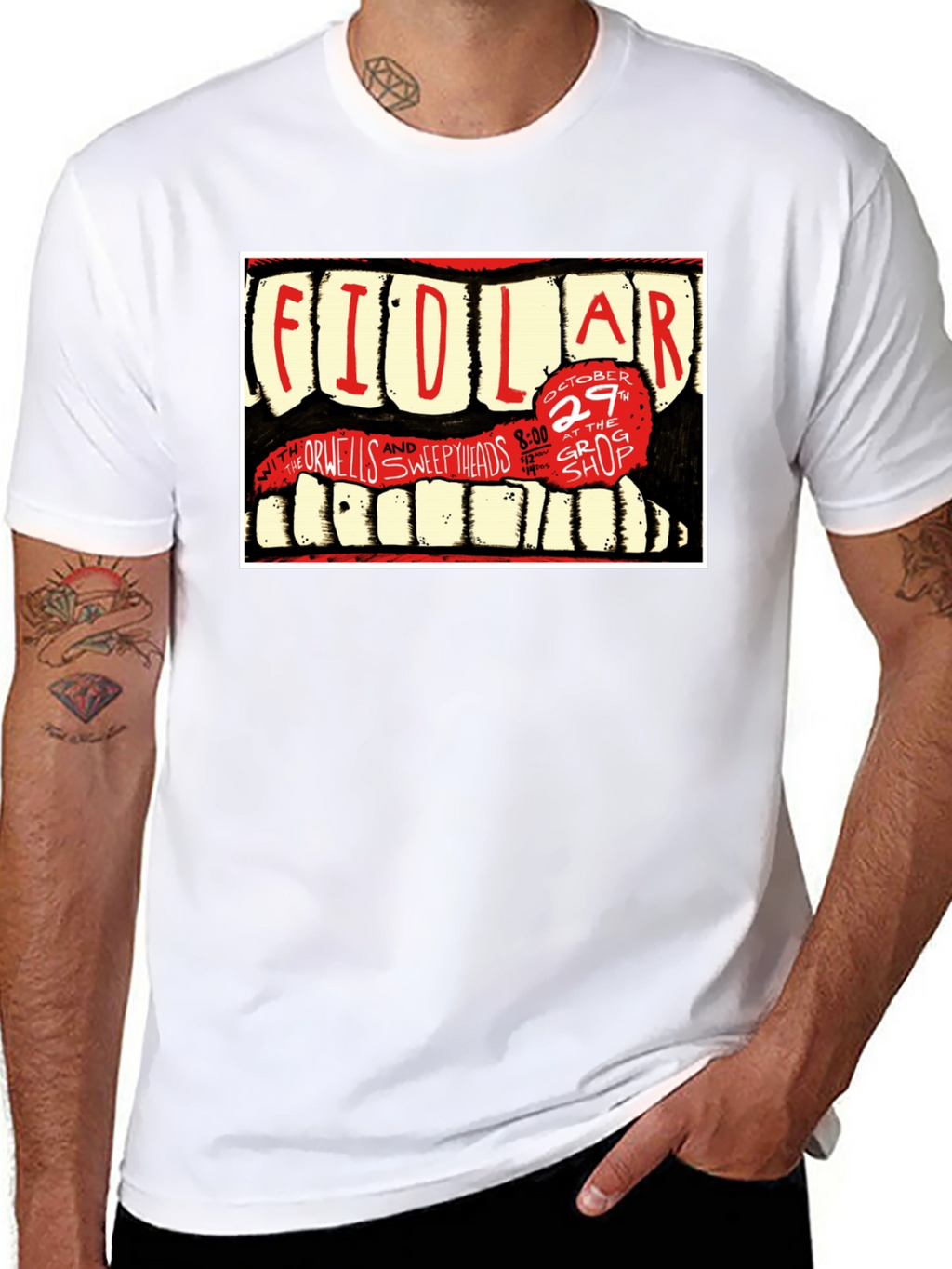 FIDLAR Band Tee - The Orwells & Sweepyheads