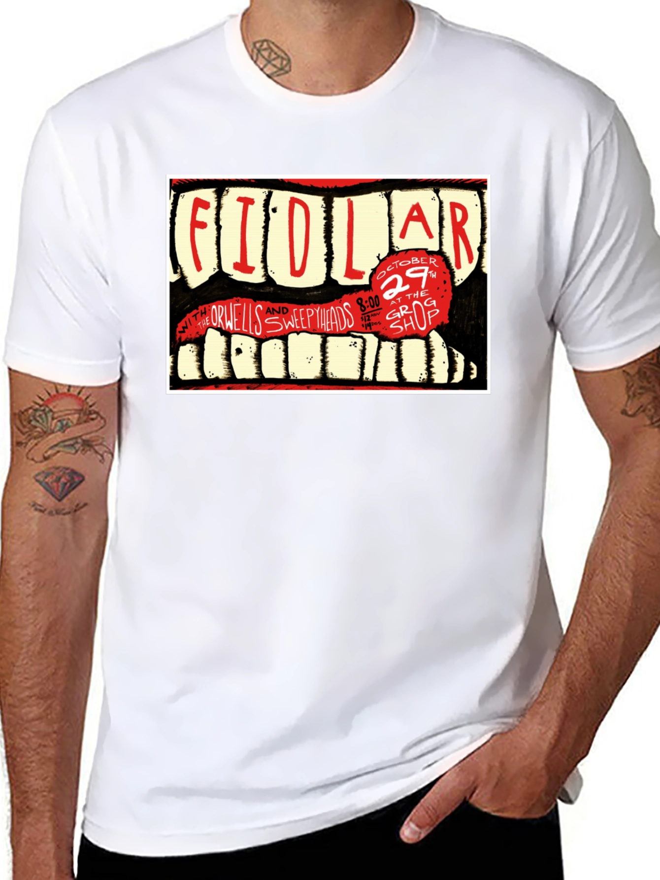FIDLAR Band Tee - The Orwells & Sweepyheads