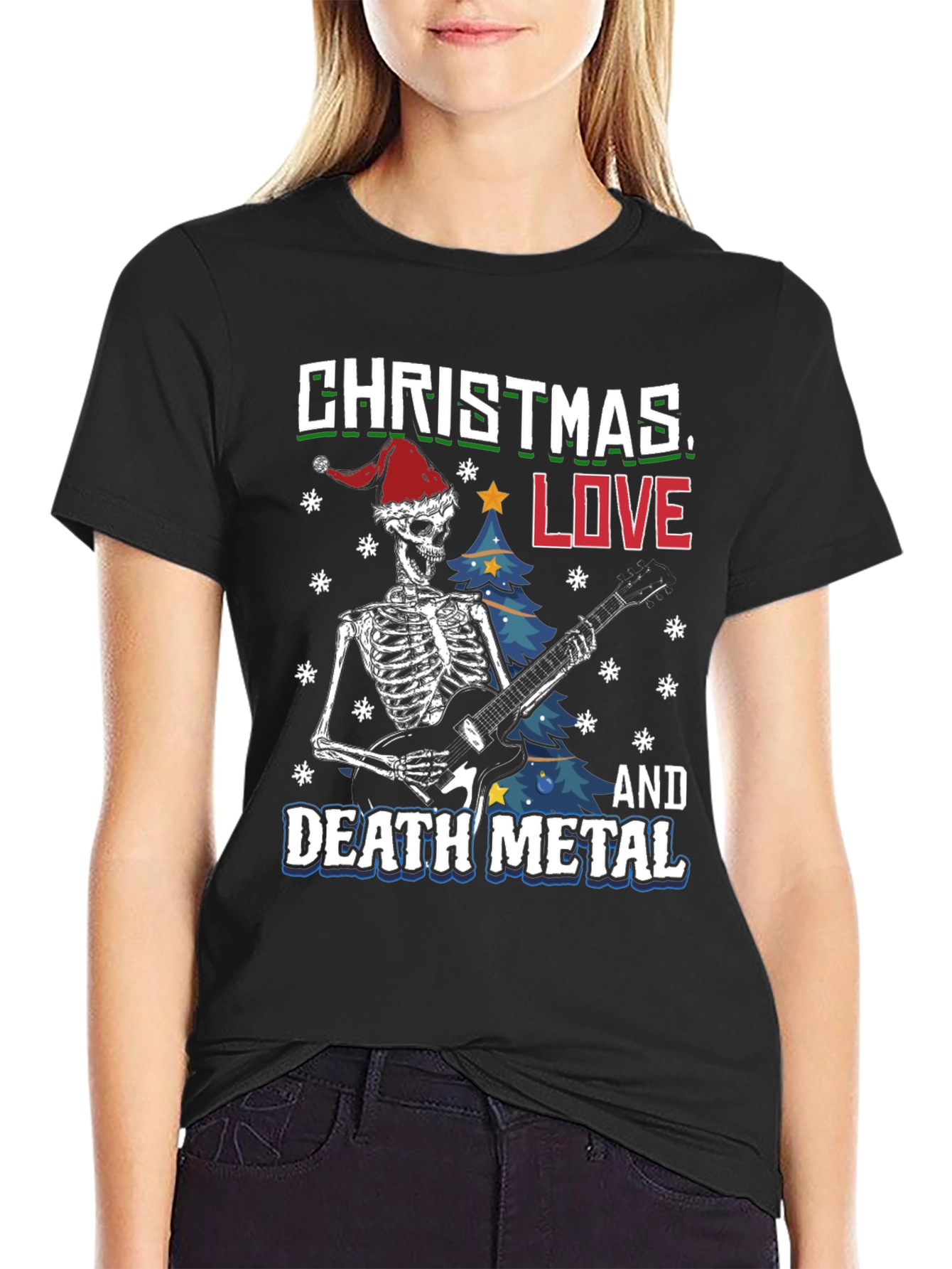 Christmas Love & Death Metal T-Shirt