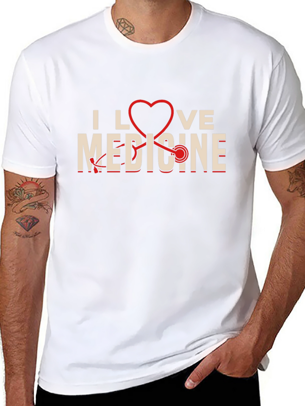 I Love Medicine T-Shirt - Medical Gift Idea