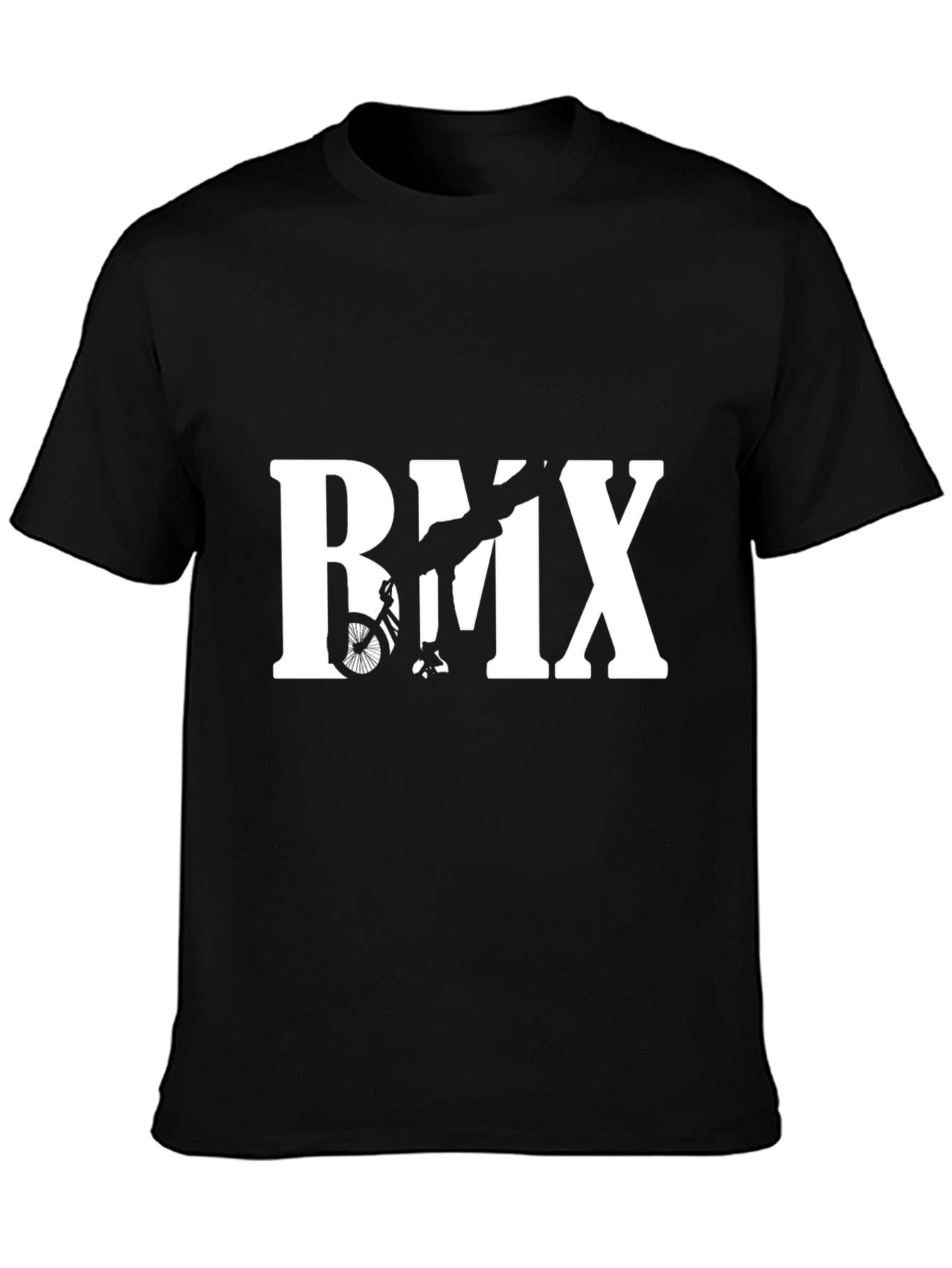 BMX Silhouette Graphic Black T-Shirt