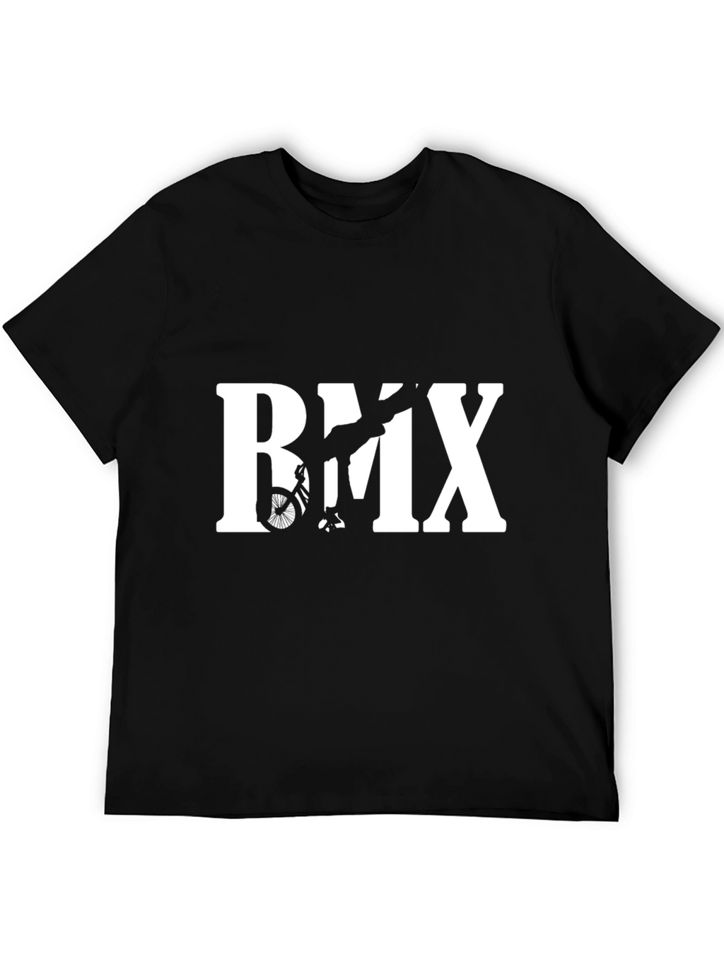 BMX Silhouette Graphic Black T-Shirt