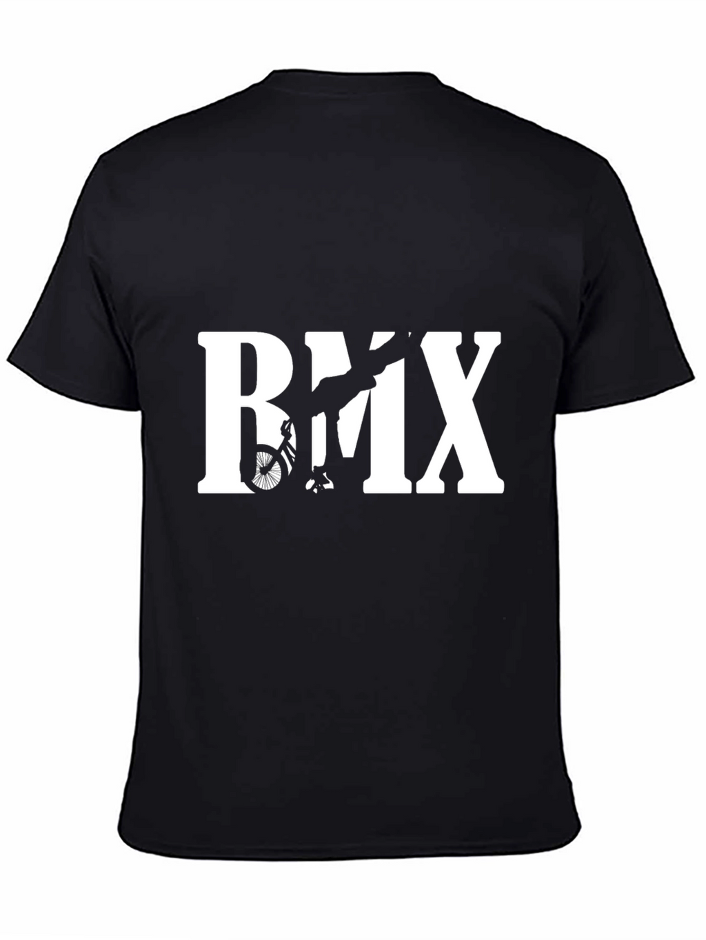 BMX Silhouette Graphic Black T-Shirt