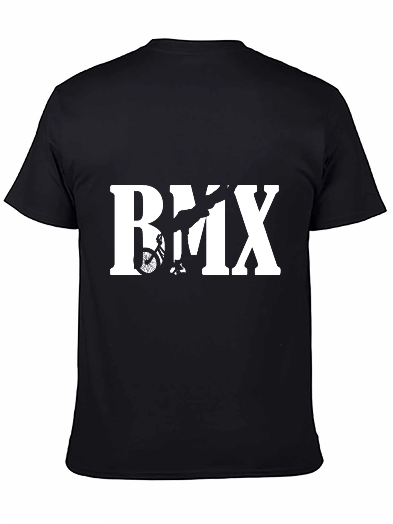 BMX Silhouette Graphic Black T-Shirt